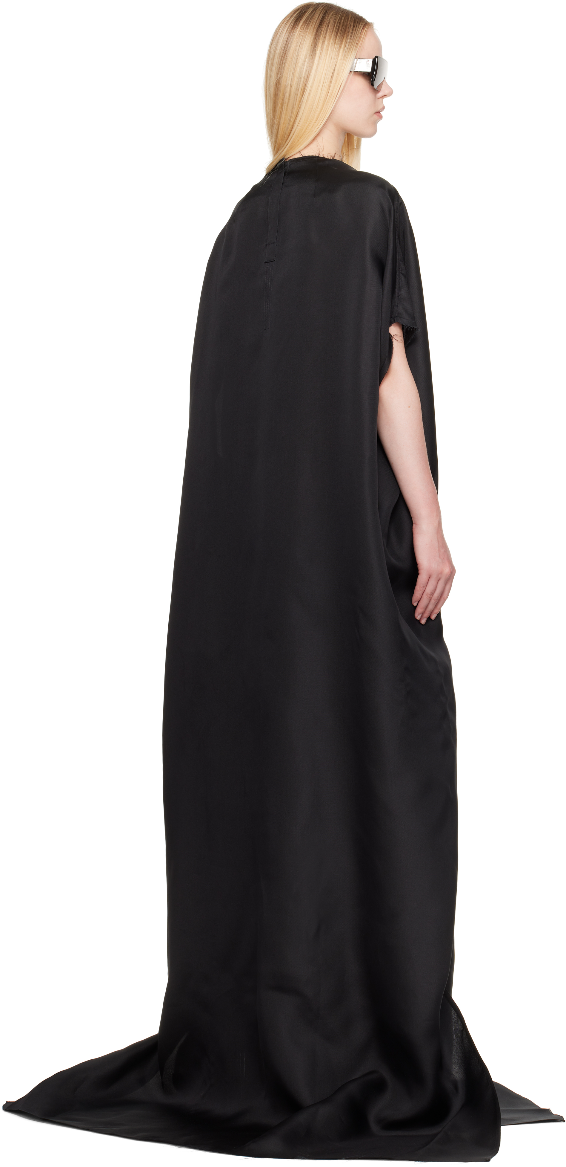 Rick Owens Black Hollywood Tommy Maxi Dress In Black