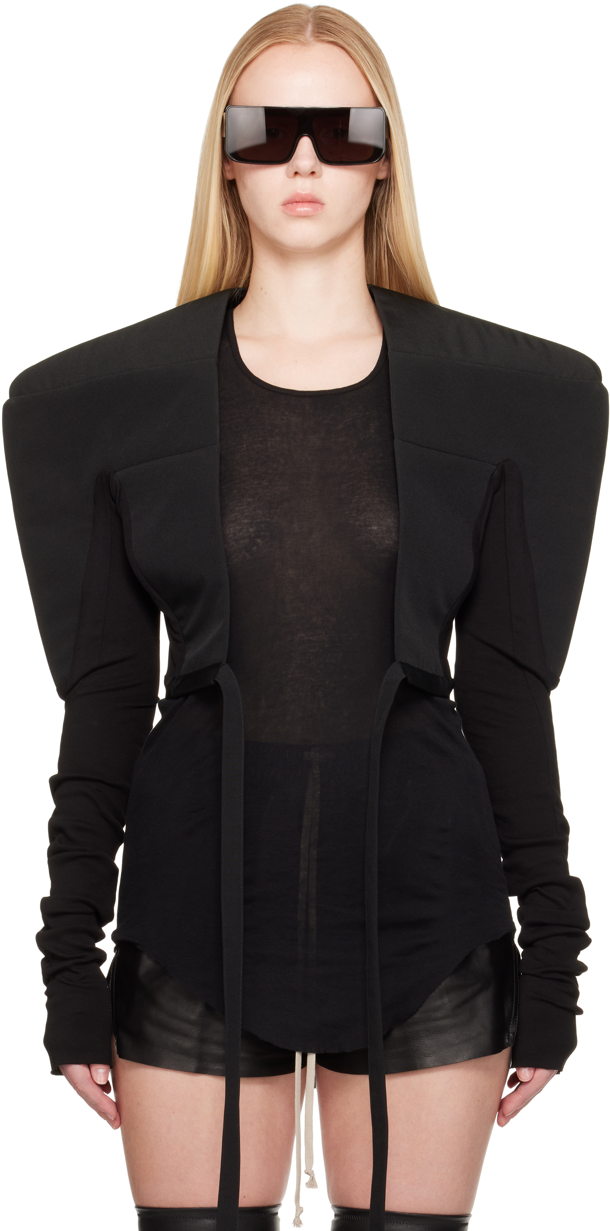 Black Hollywood Tight Blazer