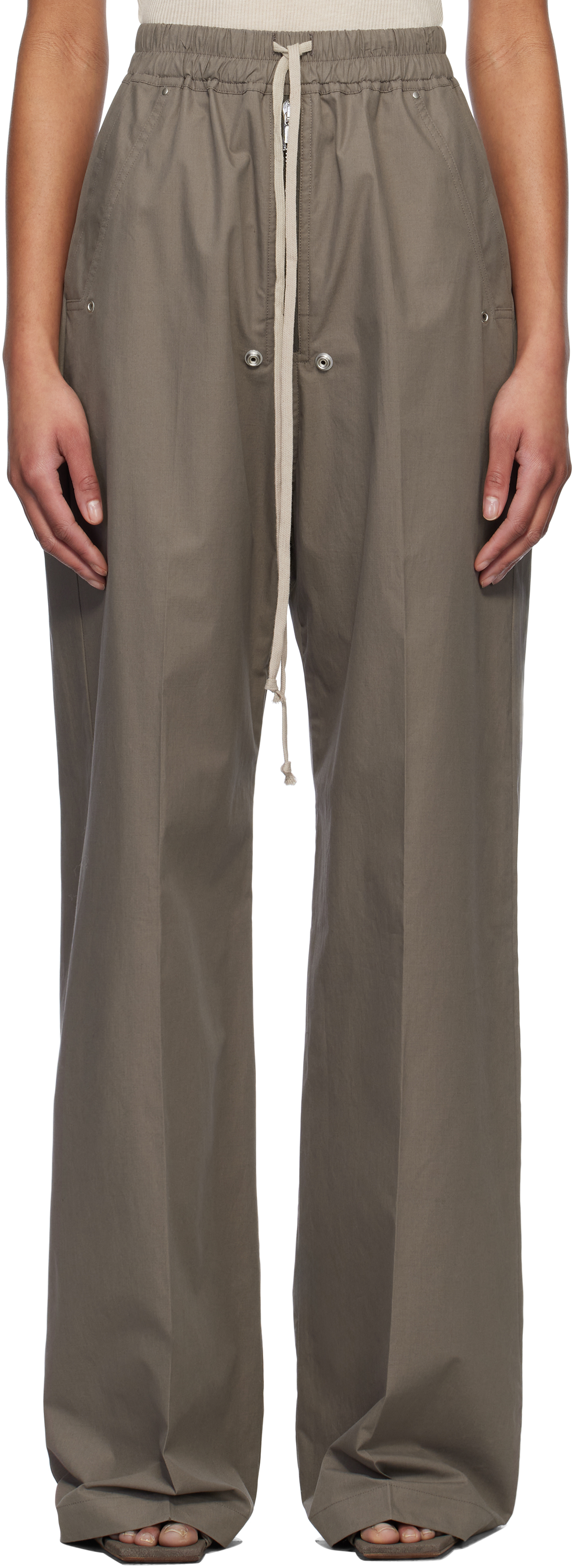 Black Hollywood Wide Belas Lounge Pants
