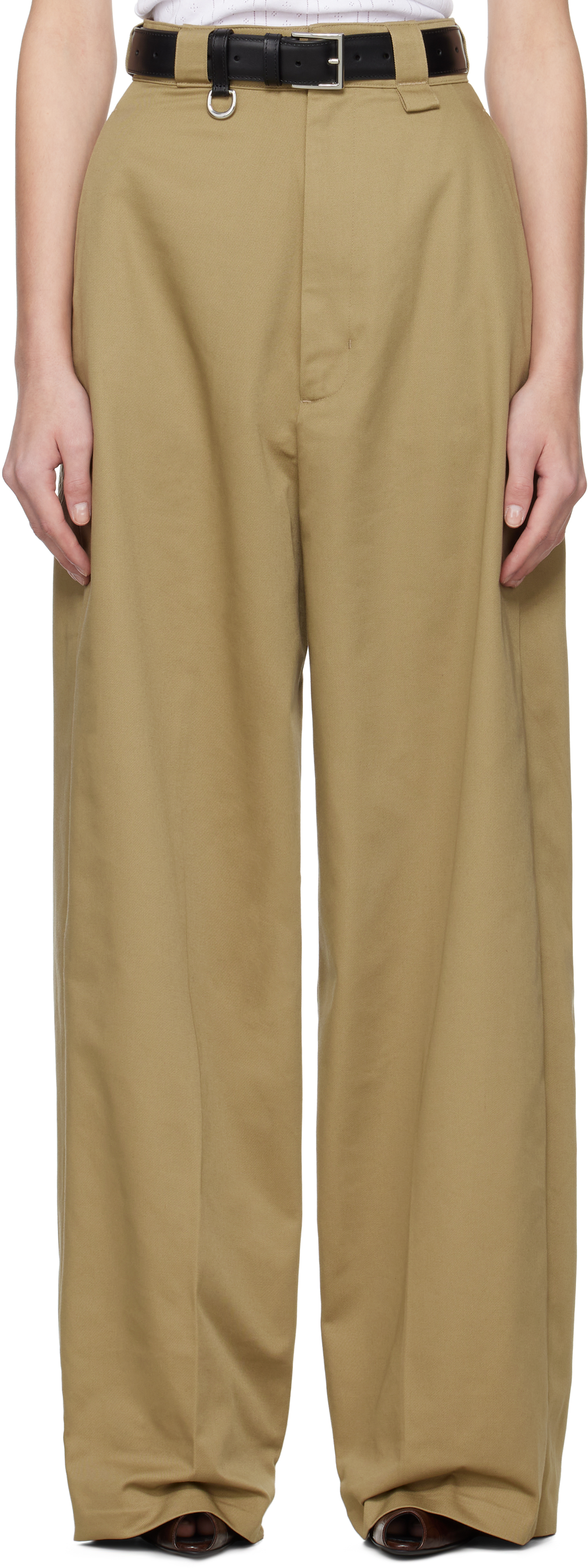 Willy Chavarria Khaki Cholo Chino Trousers