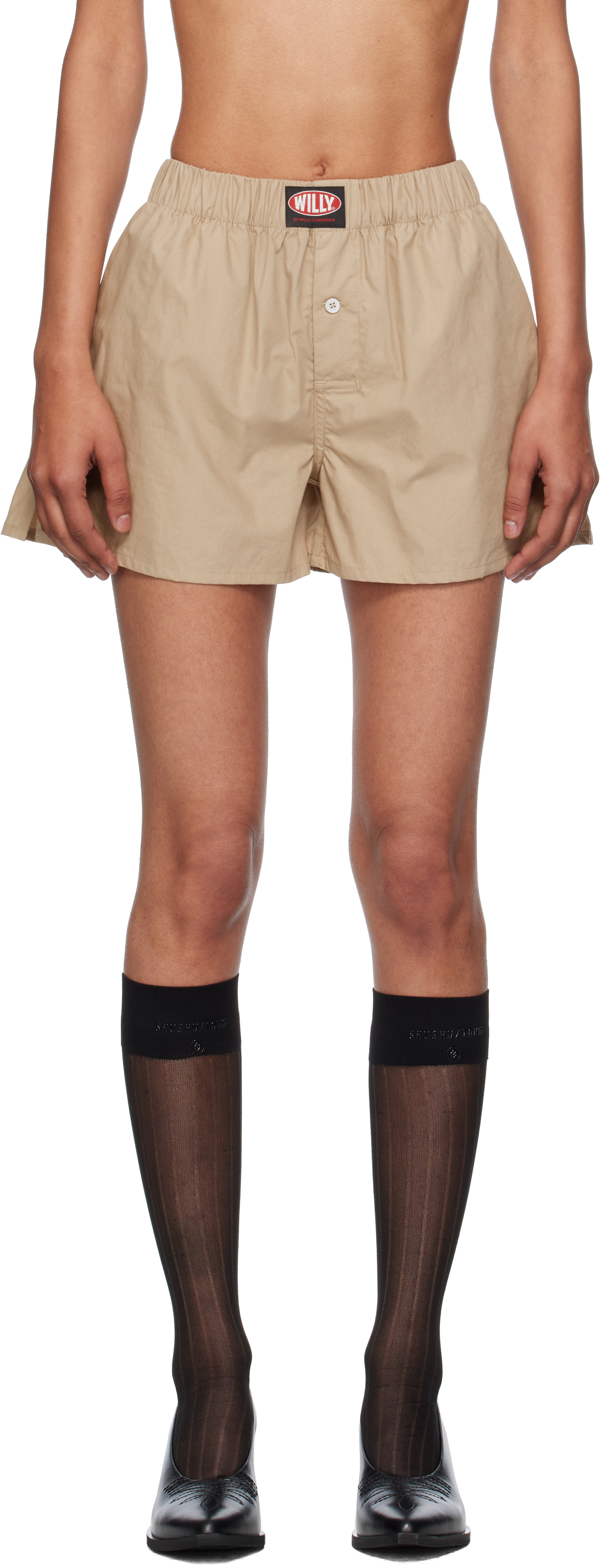 Beige 'Willy' Boxer Shorts