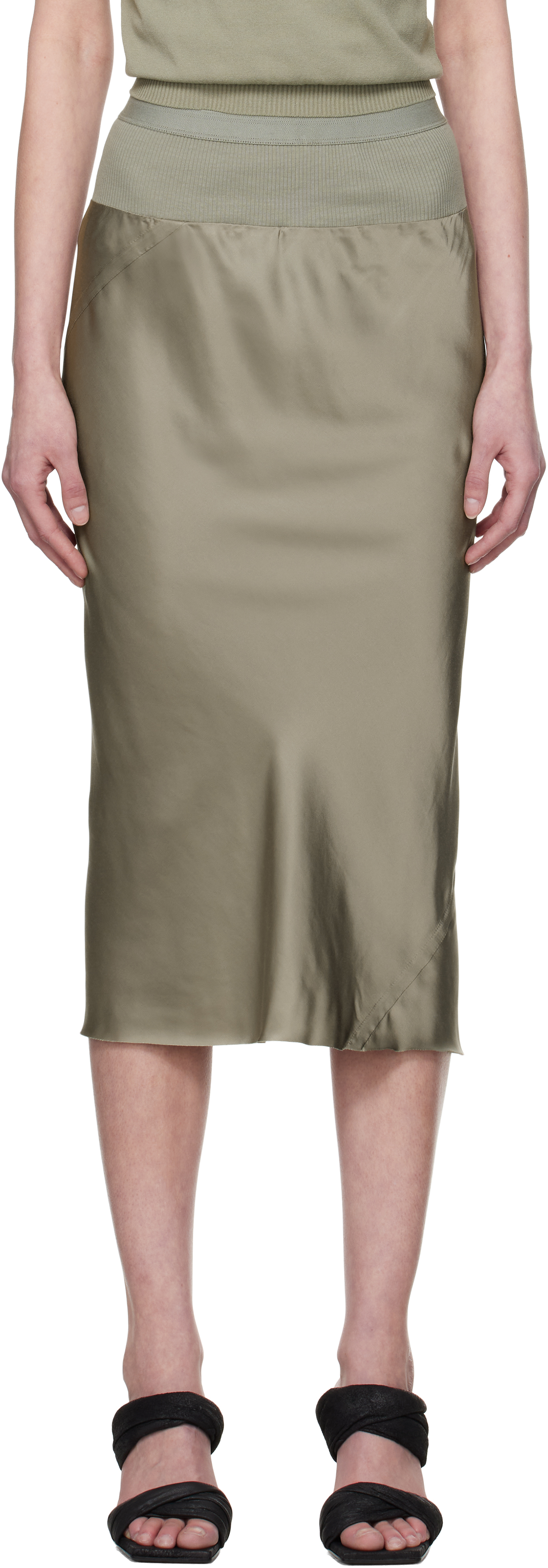 個性的♪【RICK OWENS】Hollywood Dracca ミディアムスカート RICK OWENS - 【24AW】ドラッカ スカート / DRACCA SKIRT