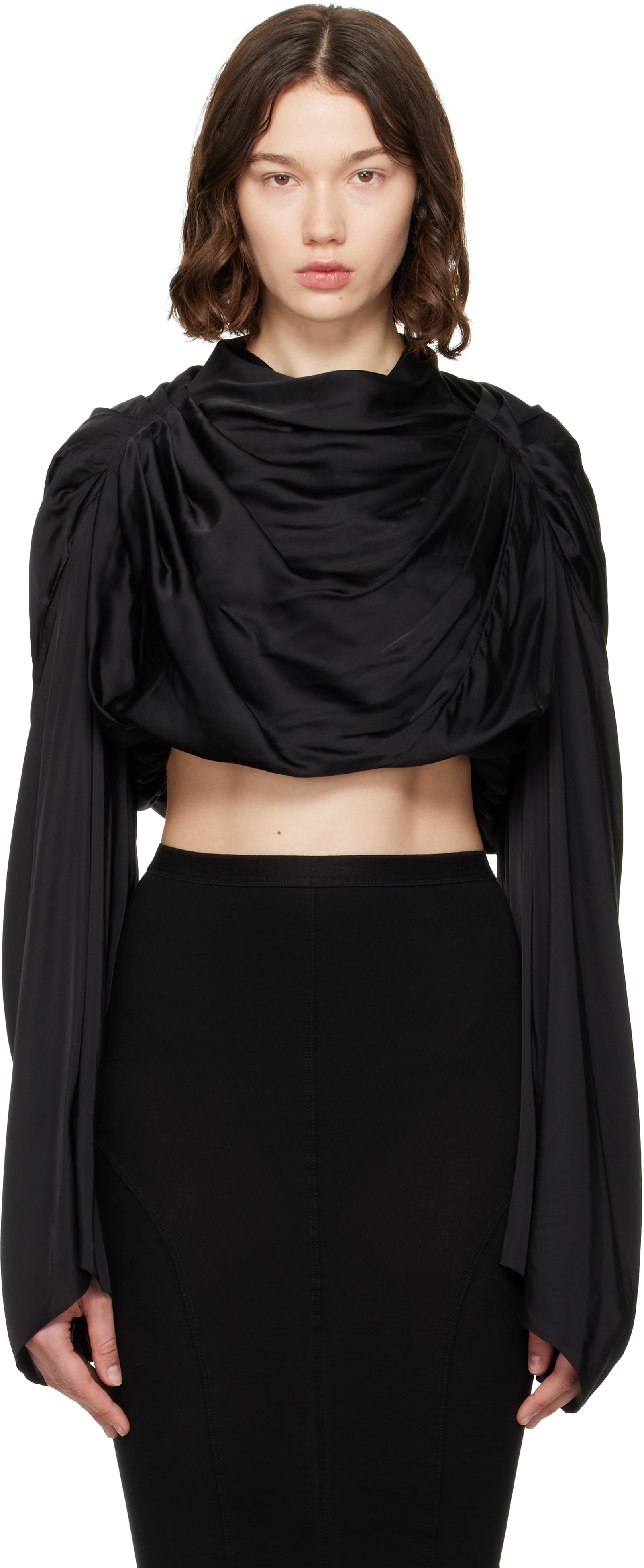 Black Hollywood Claudette Top