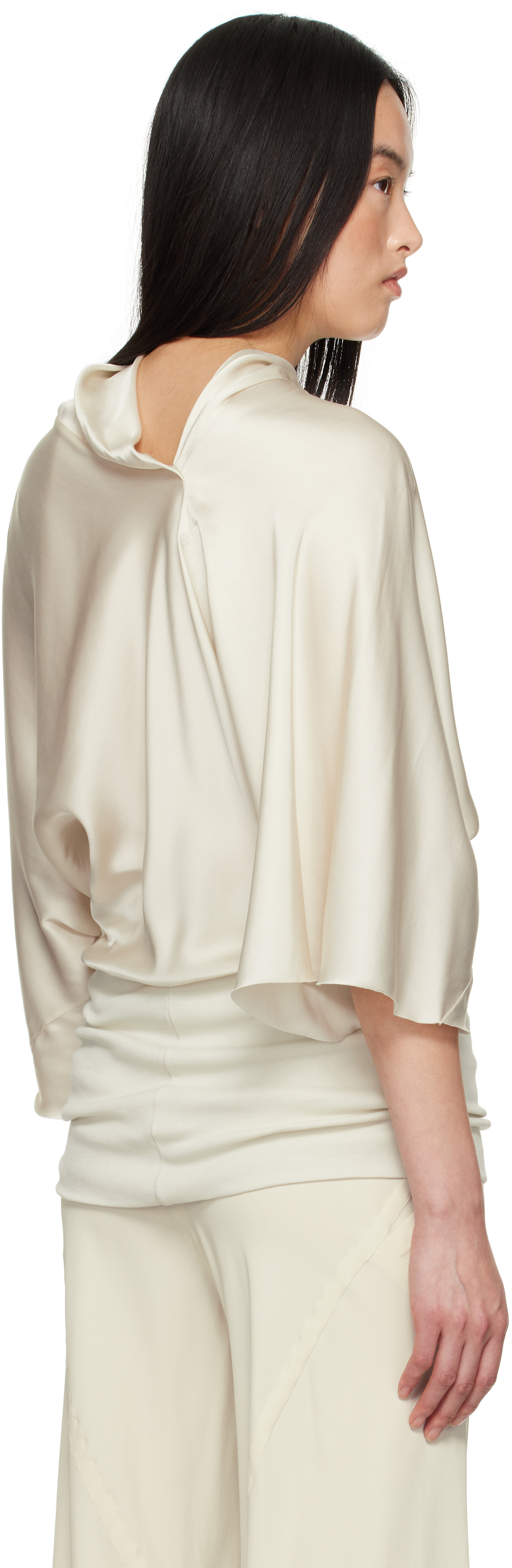 Rick Owens Off-white Hollywood Cylinder Top In 41 Dinge