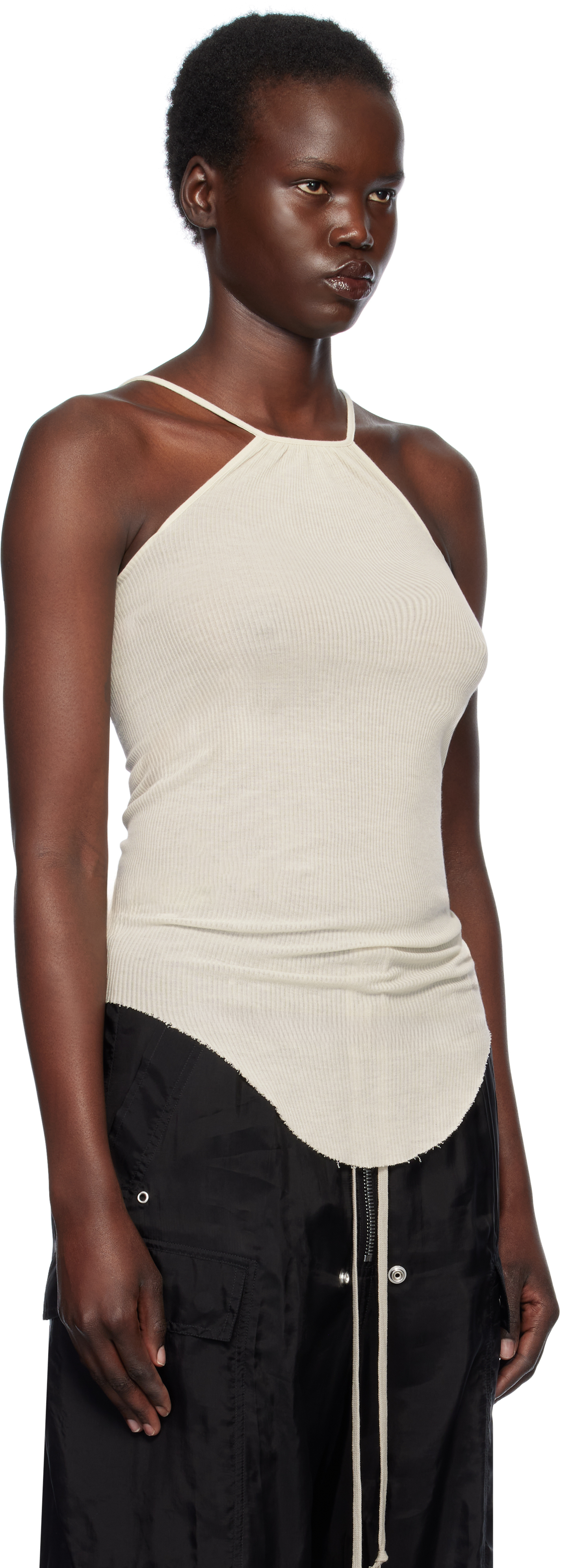 Rick Owens Off-white Hollywood Skorpio Tank Top In 41 Dinge