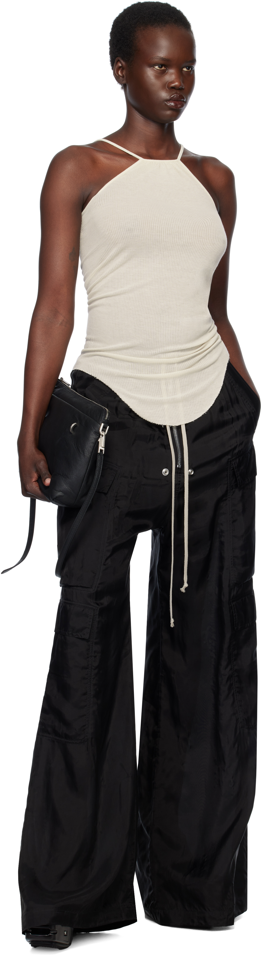 Rick Owens Off-white Hollywood Skorpio Tank Top In 41 Dinge