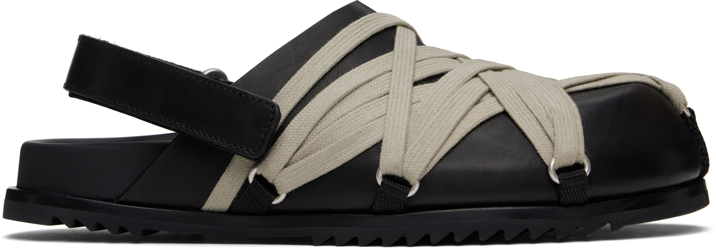【関税&送料込】Rick Owens Megalaced Leather Mule RICK OWENS | Megalaced Leather Mules | Women | Lane Crawford