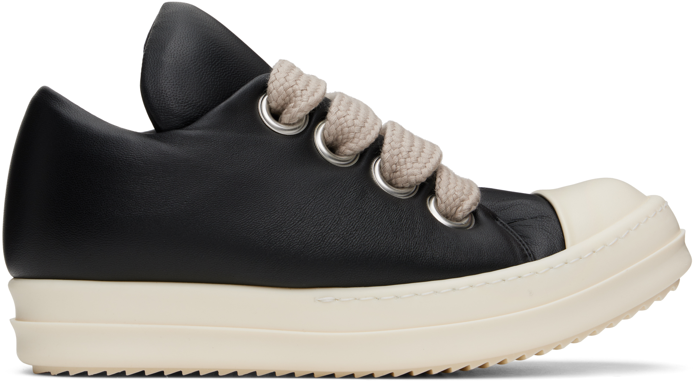 Rick Owens Hollywood Jumbolaced Sneakers | Black | FARFETCH