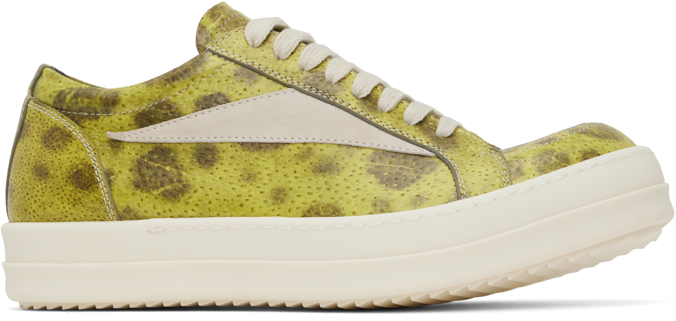 【Rick Owens】ゴールド Hollywood Low Sneaks Rick Owens Hollywood Low Sneaker (Acid/Milk) – CNCPTS