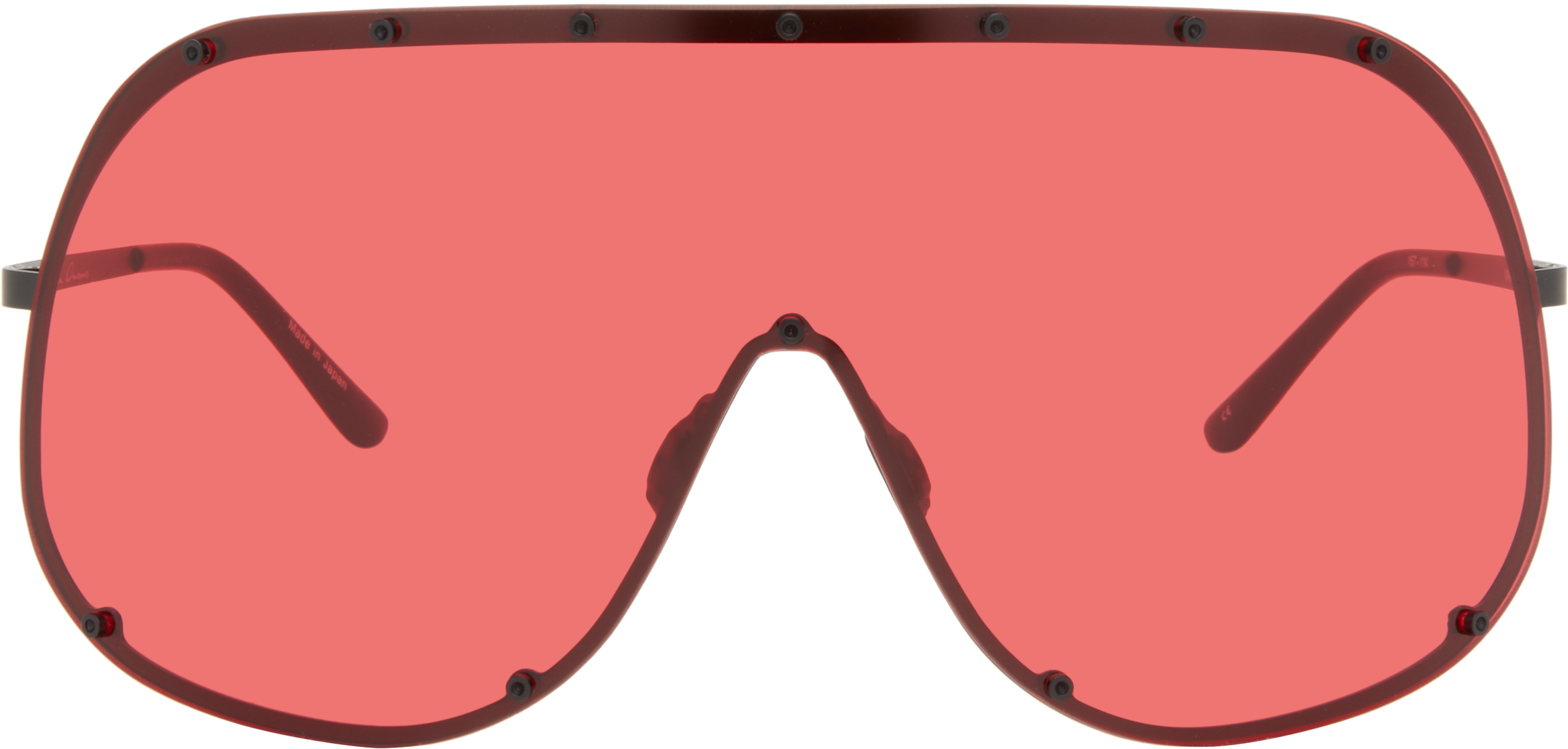 Black & Red Shield Sunglasses