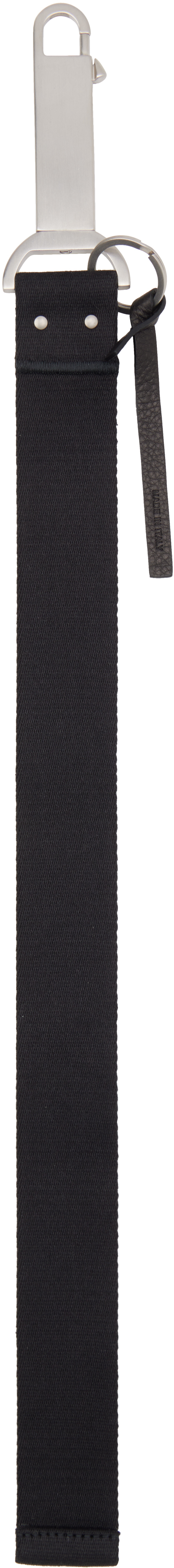 Rick Owens Black Porterville Rick's Keychain In 09 Black
