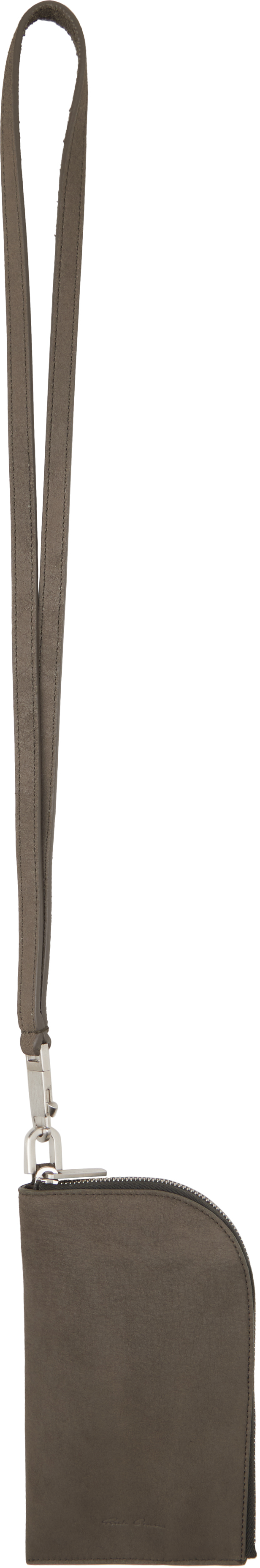 Shop Rick Owens Quilted Leather Neck Wallet | Saks Fifth Avenue