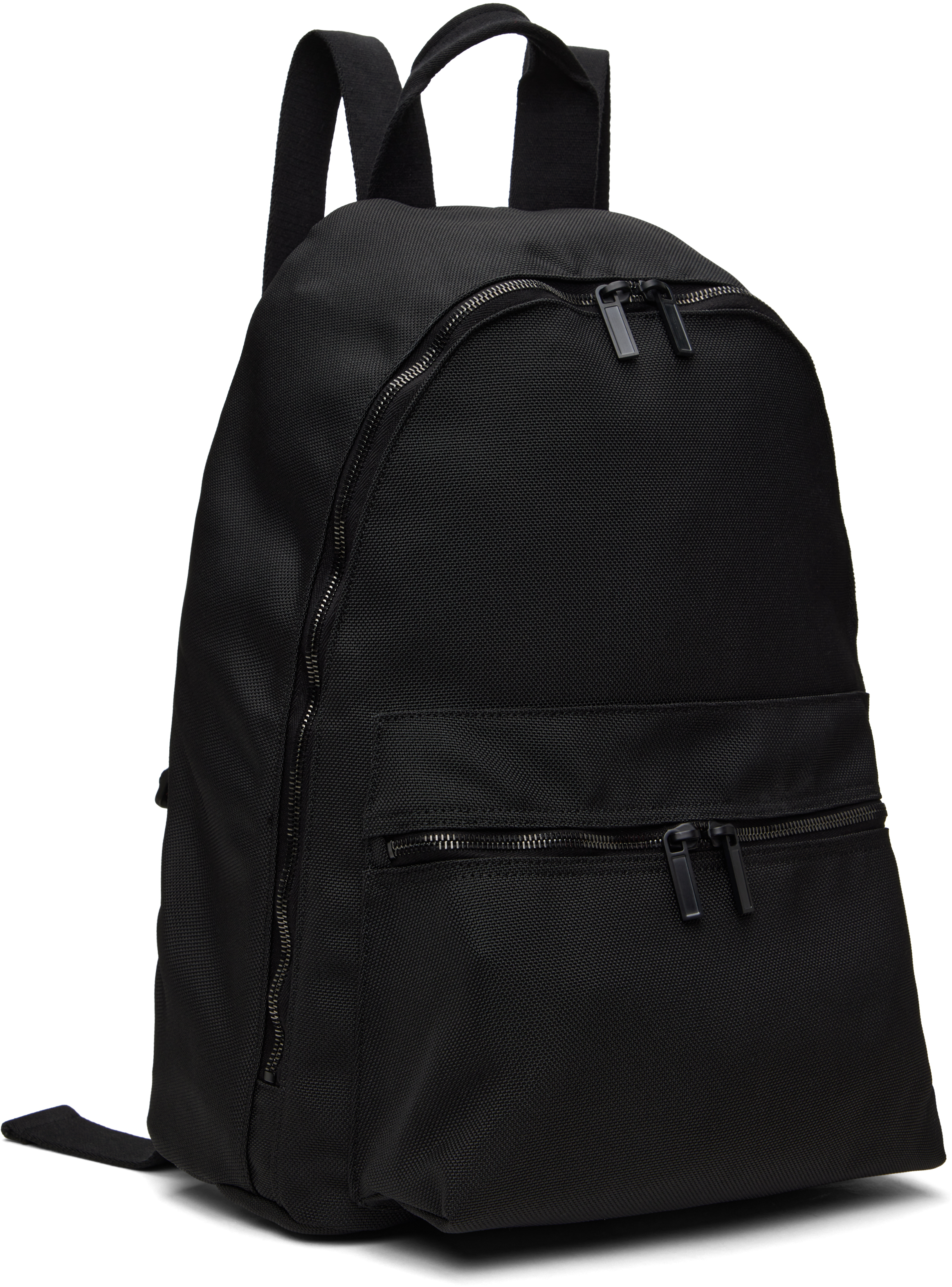 Rick Owens Black Hollywood Heavy Cordura Backpack In 0909 Black/black