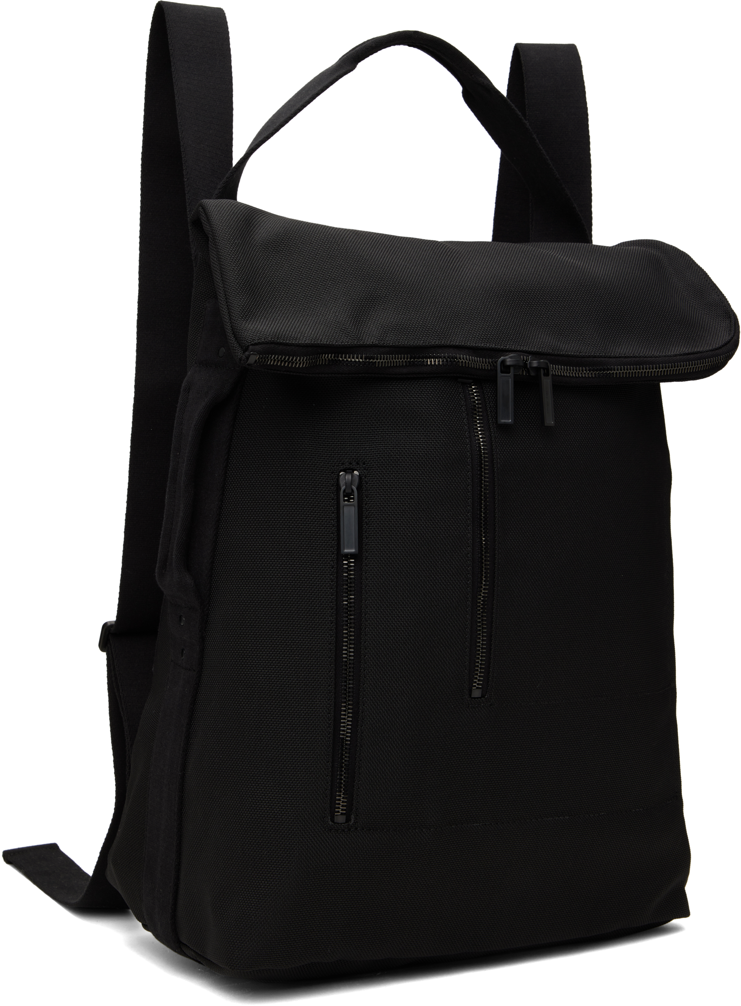 Rick Owens Black Hollywood Cargo Backpack In 0909 Black/black