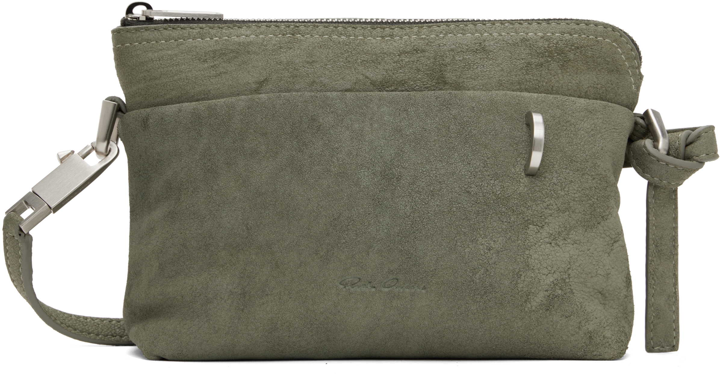 Rick Owens Green Hollywood Small Adri Bag In 15 Celadon