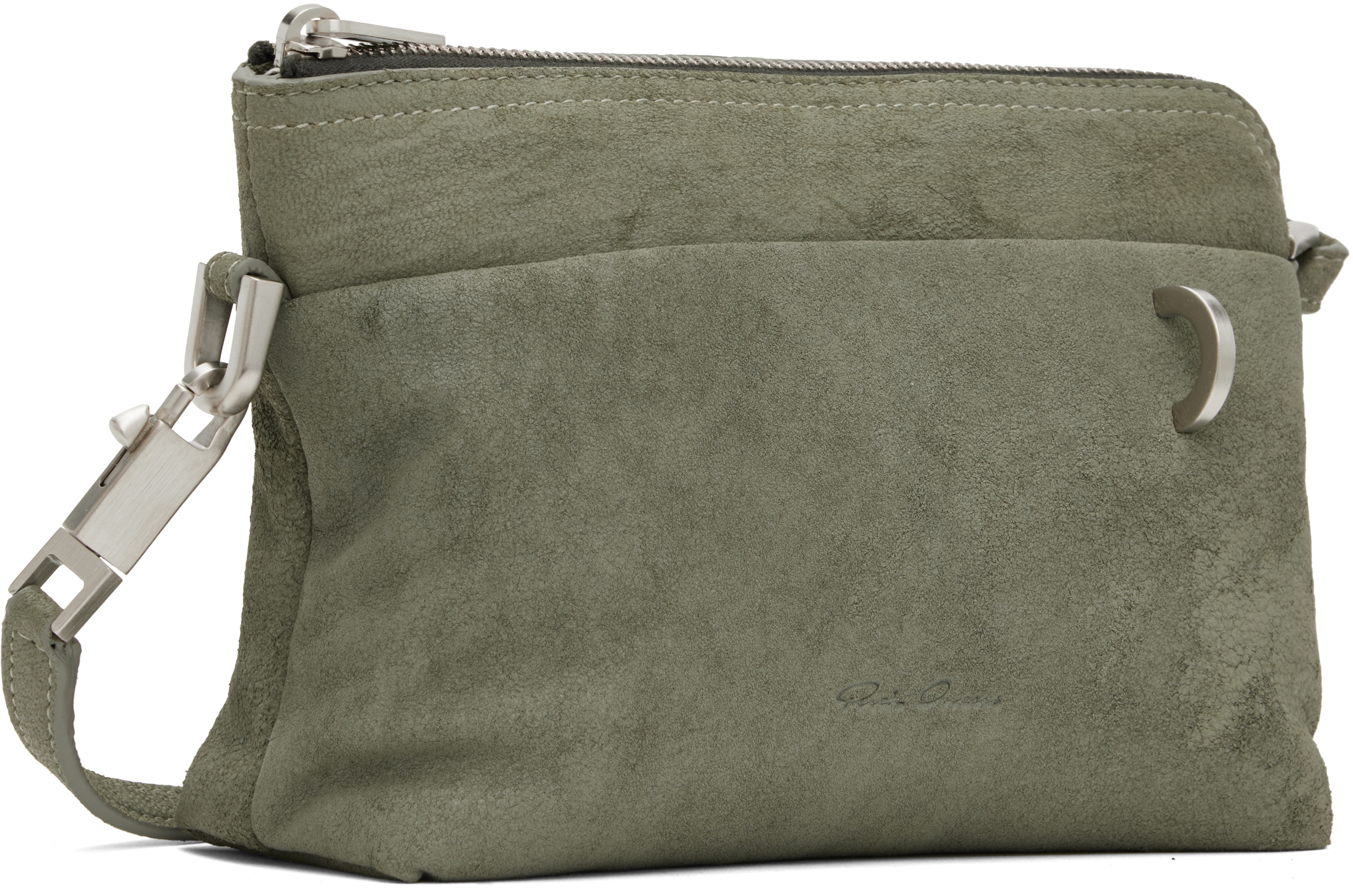 Rick Owens Green Hollywood Small Adri Bag In 15 Celadon