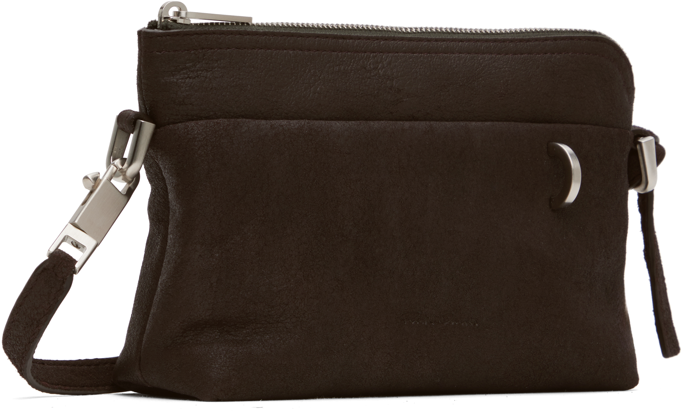 Rick Owens Brown Hollywood Small Adri Bag In 14 Mahogany