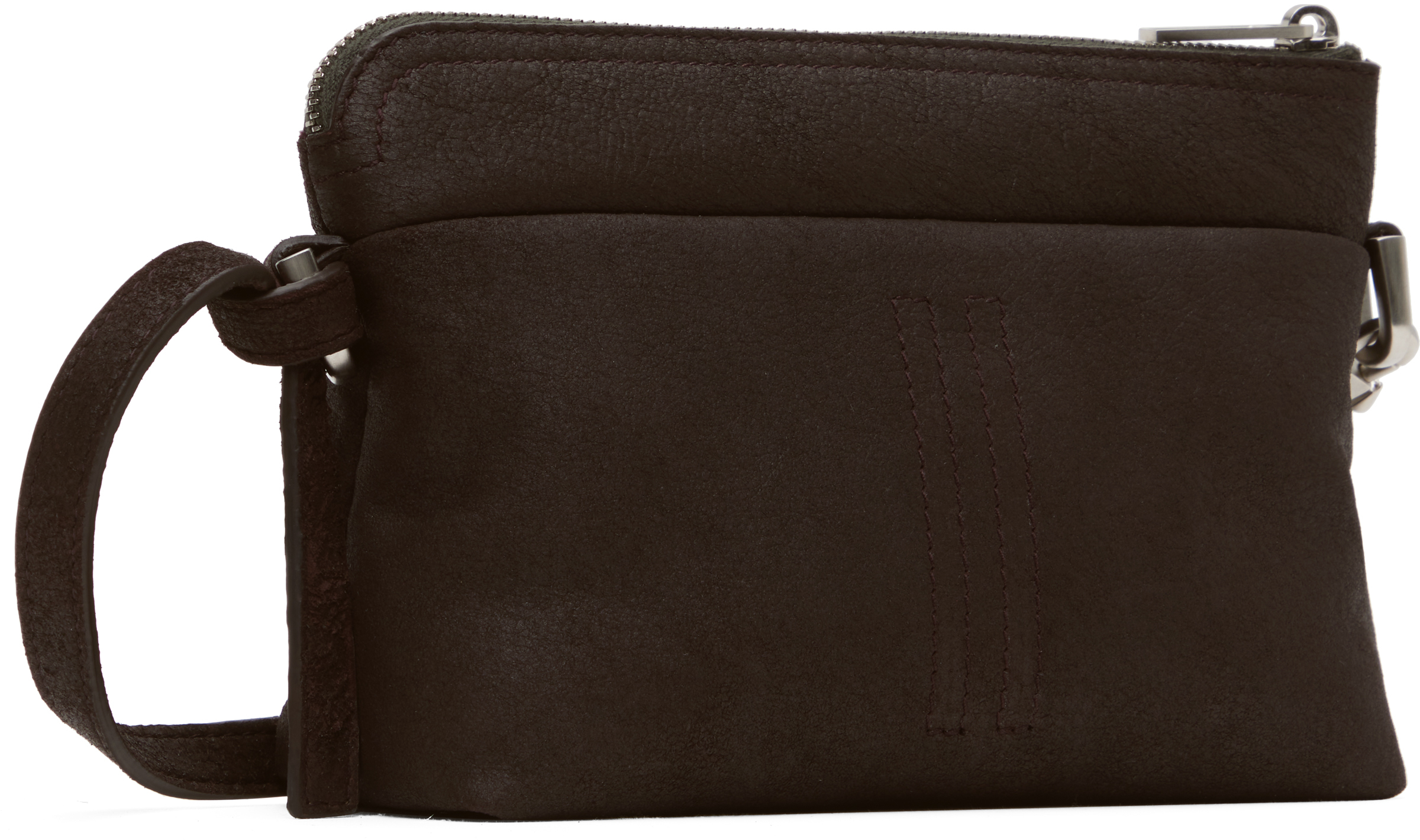 Rick Owens Brown Hollywood Small Adri Bag In 14 Mahogany
