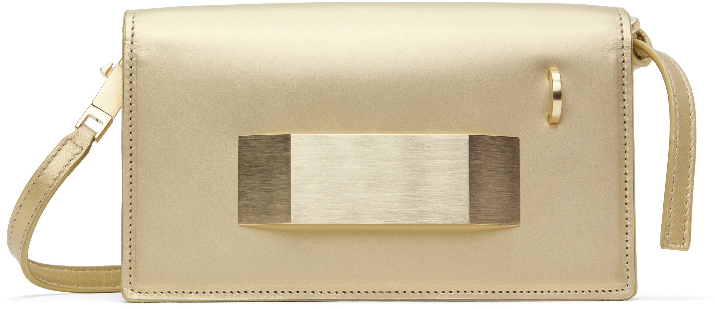 【Rick Owens】Hollywood Griffin ゴールドショルダーバッグ Gold Hollywood Griffin Bag by Rick Owens on Sale