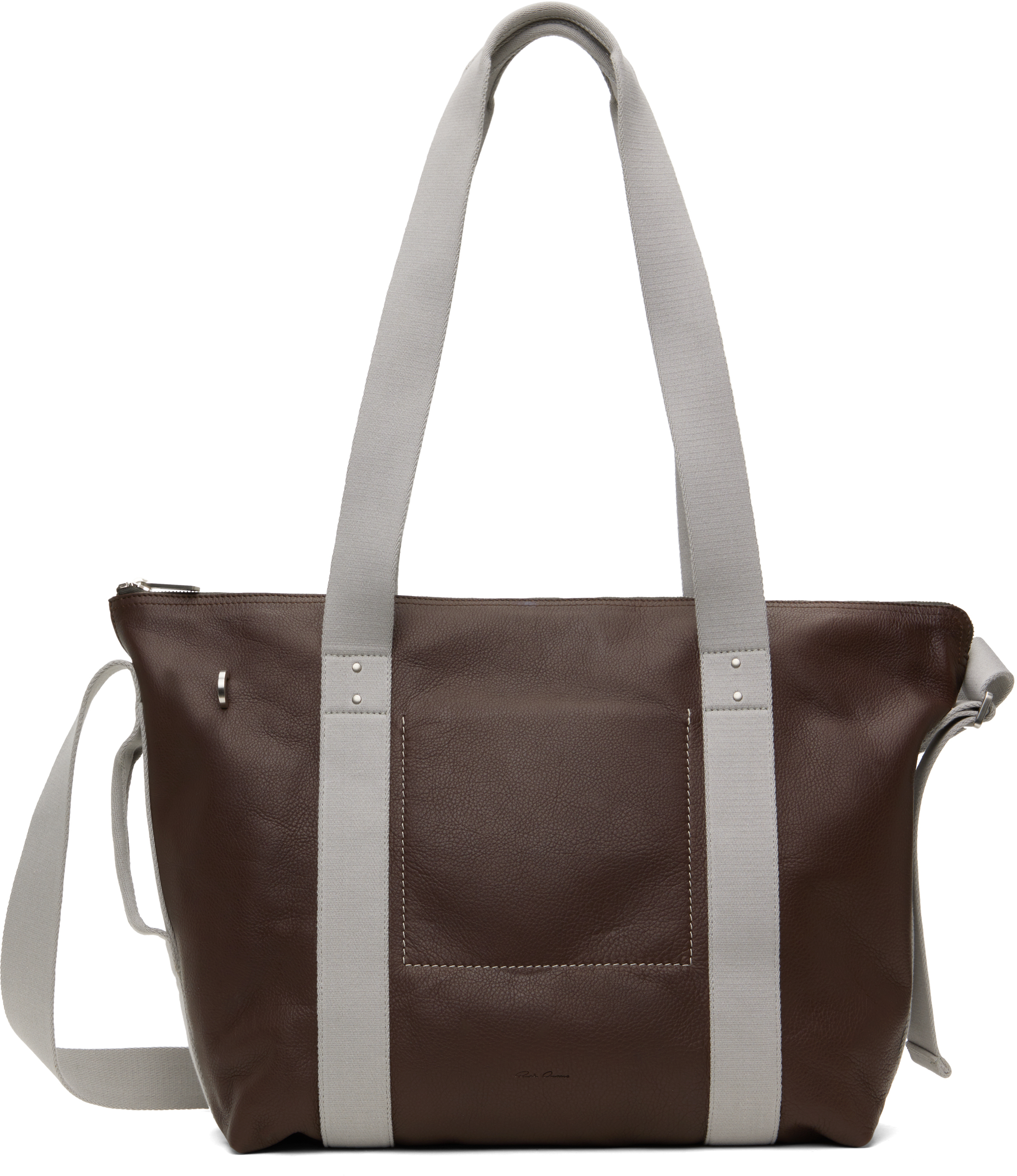 【Rick Owens】ブラウン Hollywood Trolley トートバッグ Brown Hollywood Trolley Tote by Rick Owens on Sale