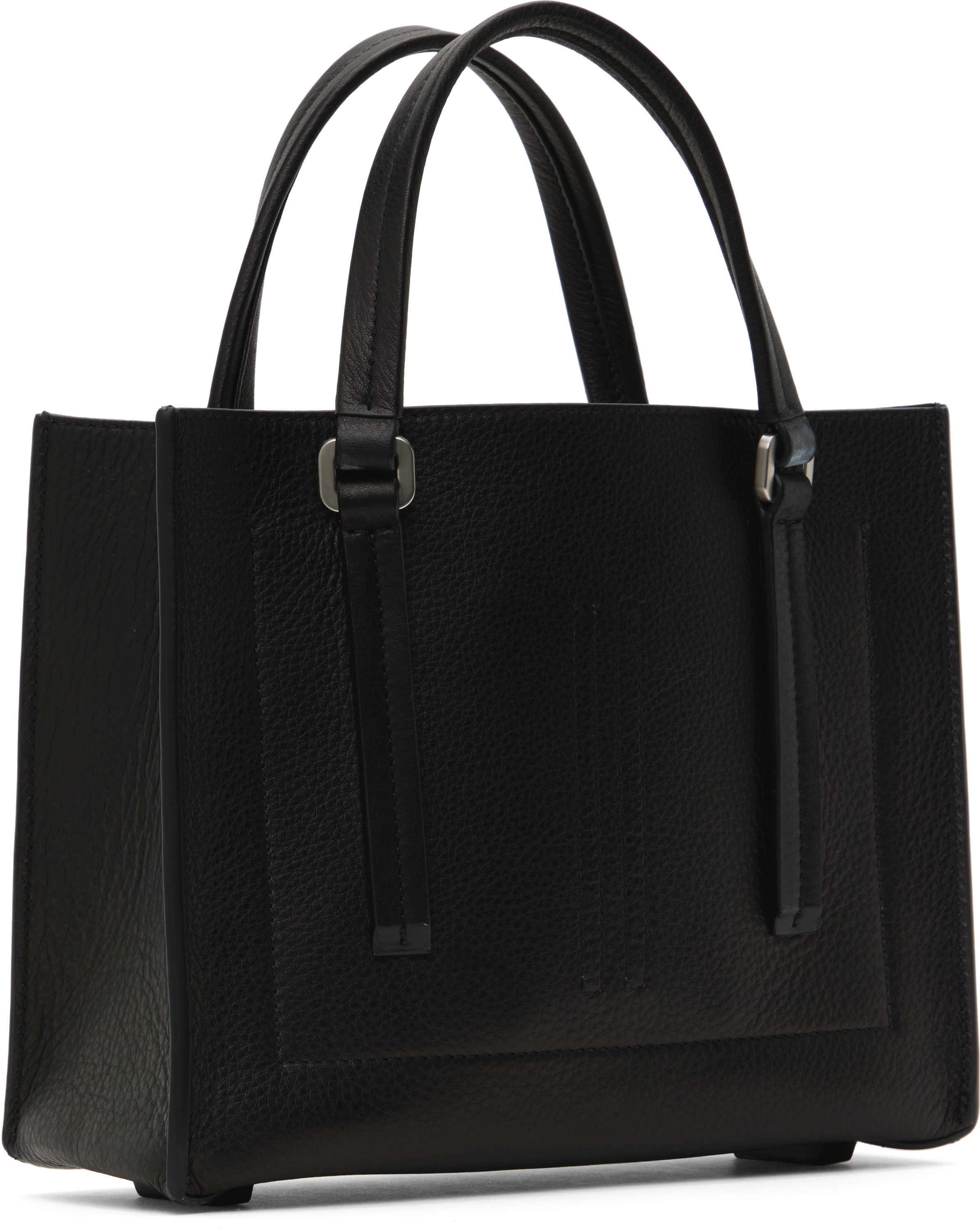 Rick Owens Black Hollywood Mini Edith Shopper Tote In 09 Black
