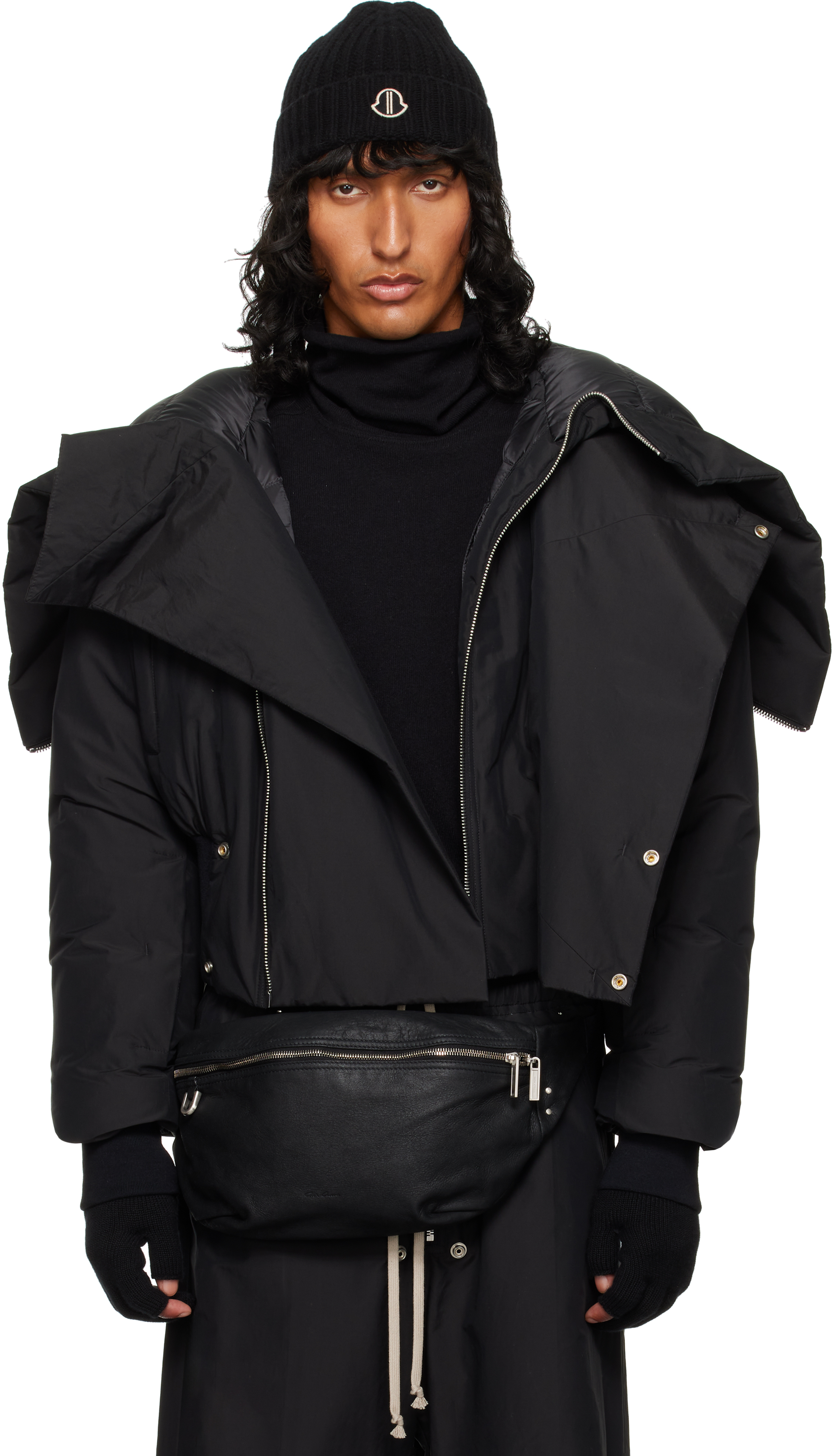 Moncler + Rick Owens Black Alice Jacket