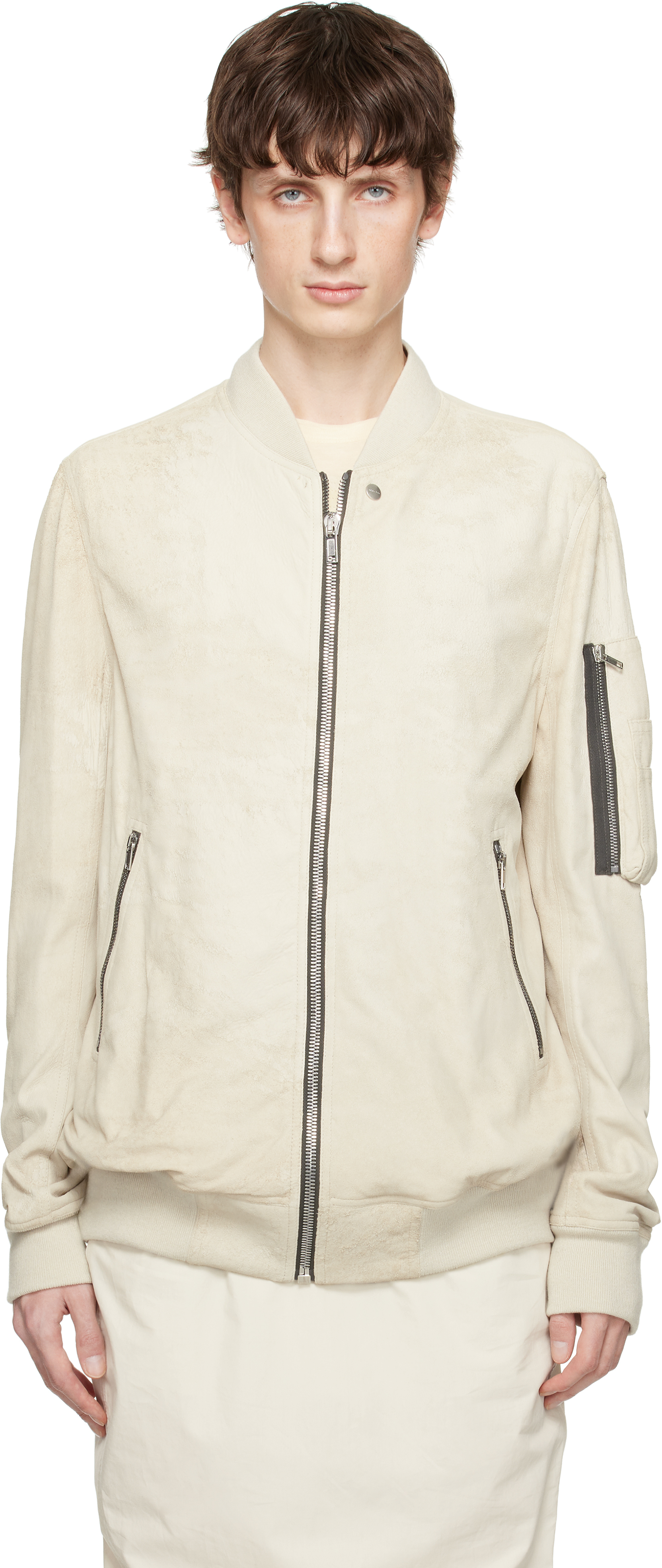 Off-White Hollywood Classic Flight Leather Jacket