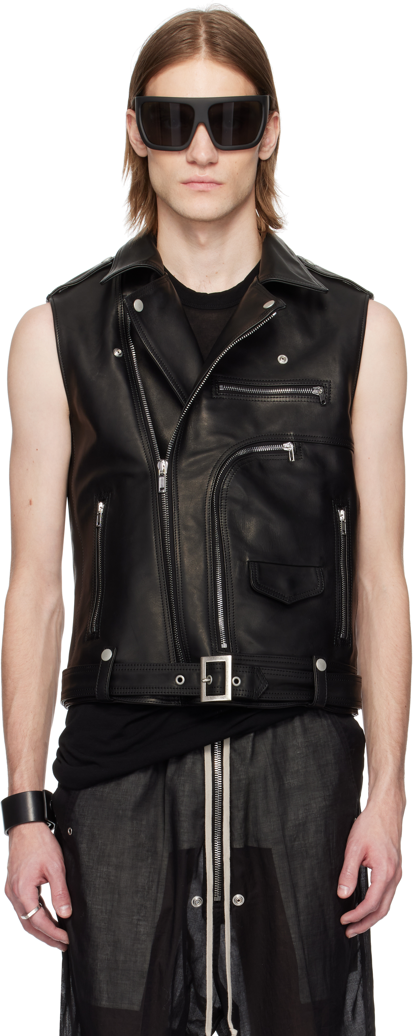 Rick Owens Bauhaus Vest | Black | FARFETCH