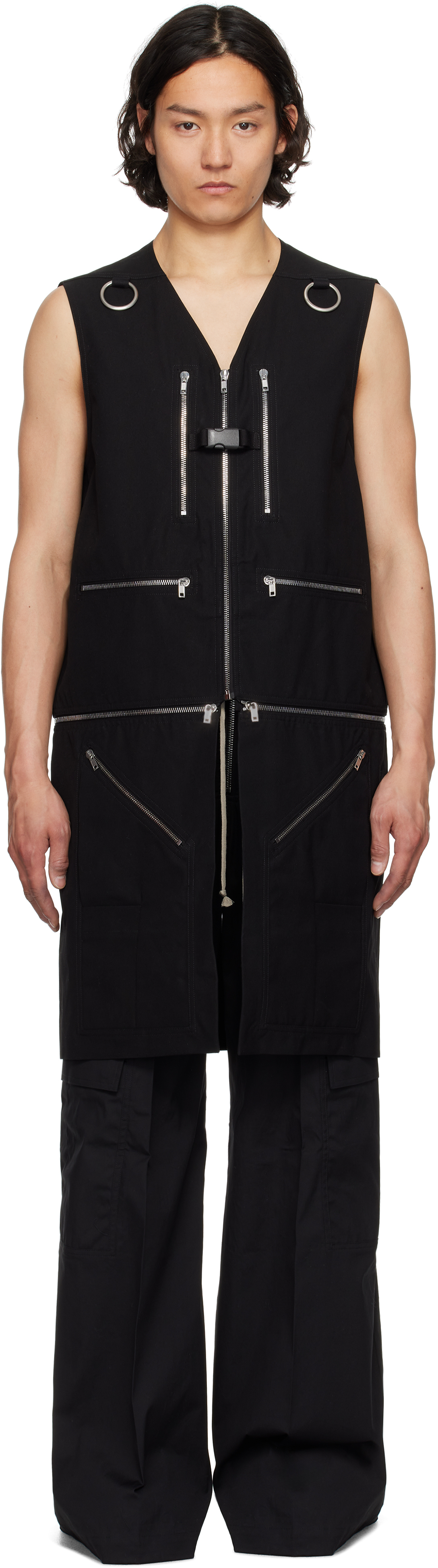 Rick Owens ワークベスト Rick Owens メンズ ベスト | SSENSE 日本
