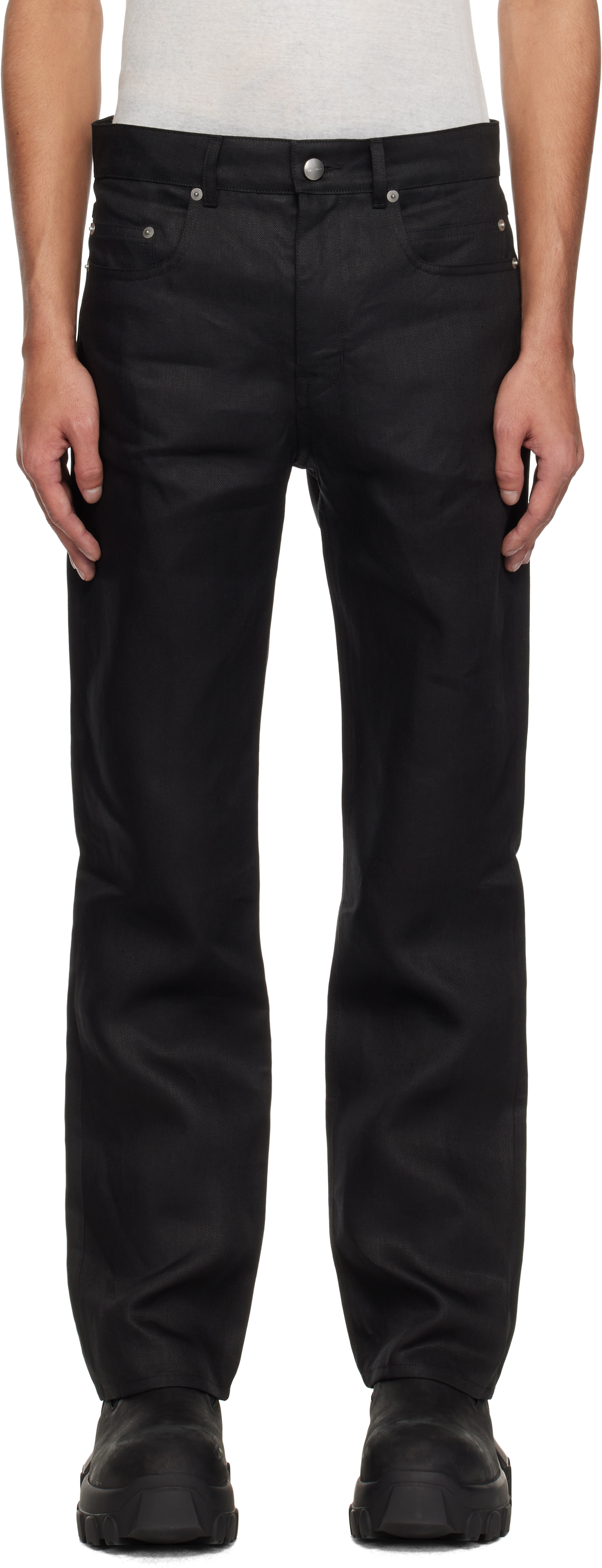 Black Hollywood Headon Utility Jeans