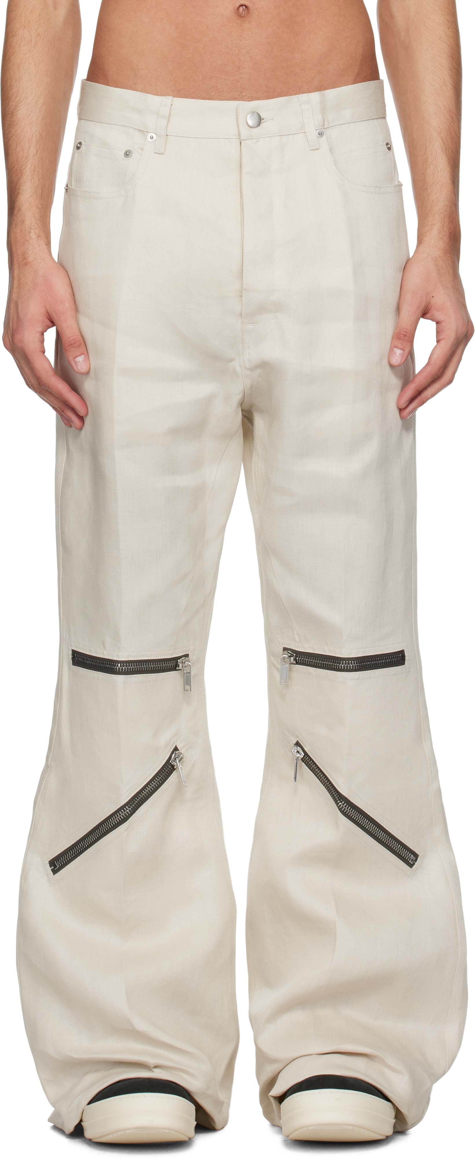 カーゴパンツ RICK OWENS hollywood bolan cargo Off-White Hollywood Bolan Cargo Pants by Rick Owens on Sale