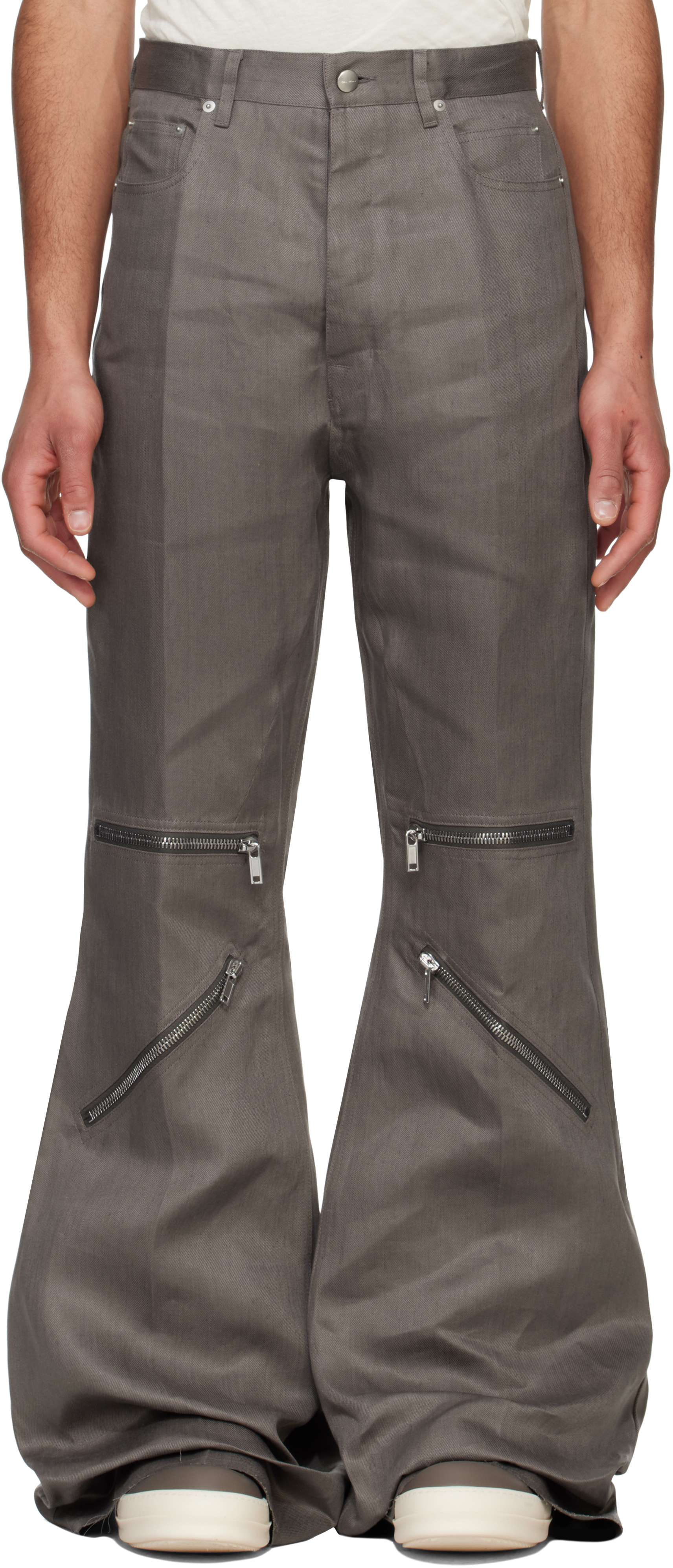 【関税込み】Rick Owens グレー Hollywood Bolan カーゴパンツ Rick Owensのグレー Hollywood Bolan カーゴパンツがセール中