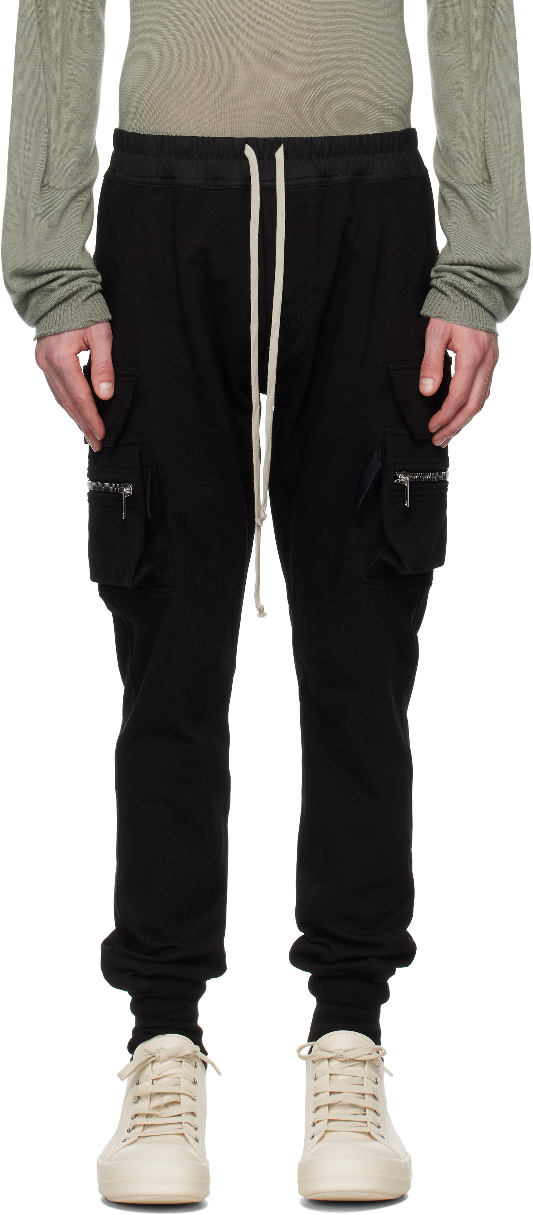 Black Hollywood Mastodon Cargo Pants