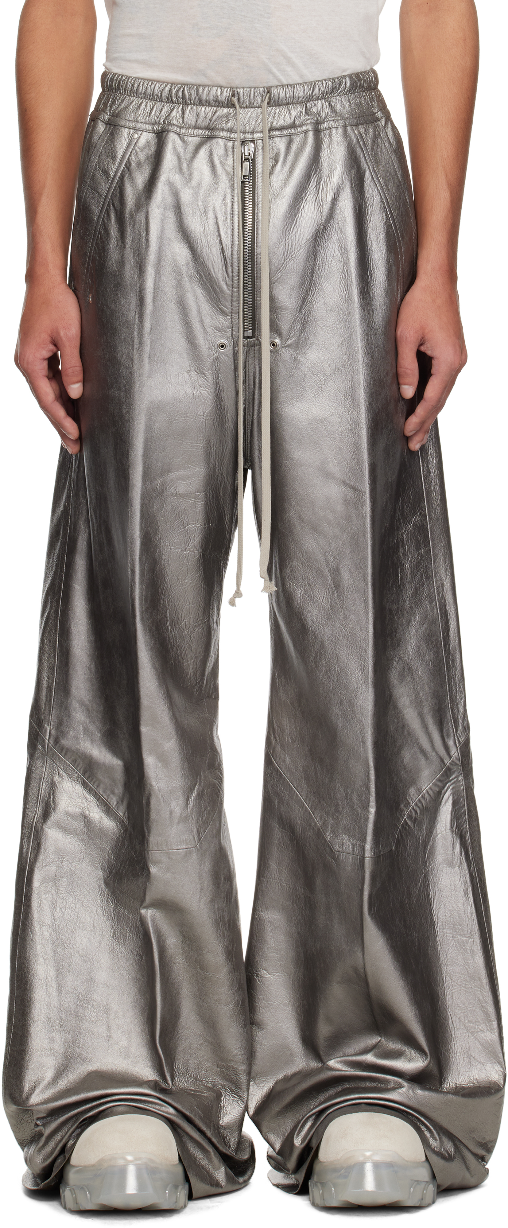 RICK OWENS Hollywood ドローストリングクロップドトラウザーズ Rick