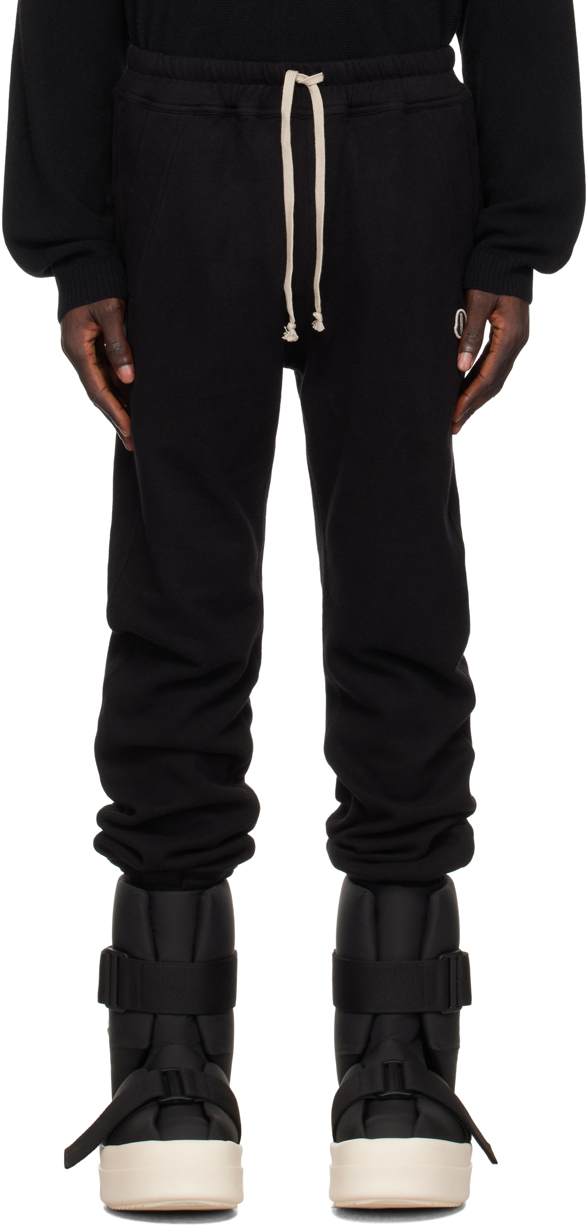 Moncler + Rick Owens Gray Jogger Sweatpants