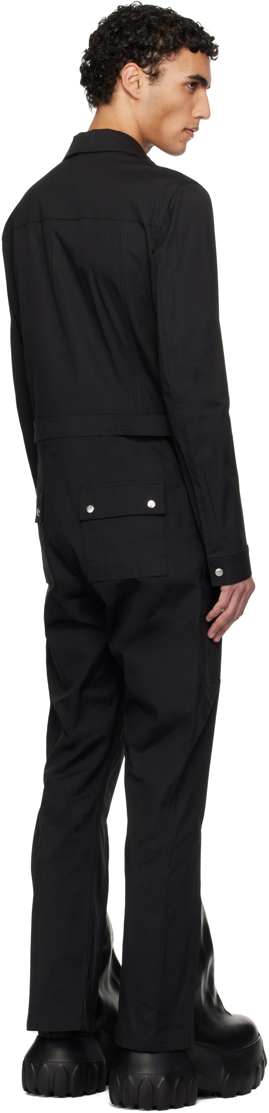 Rick Owens Headon Jumpsuit In 09 Black