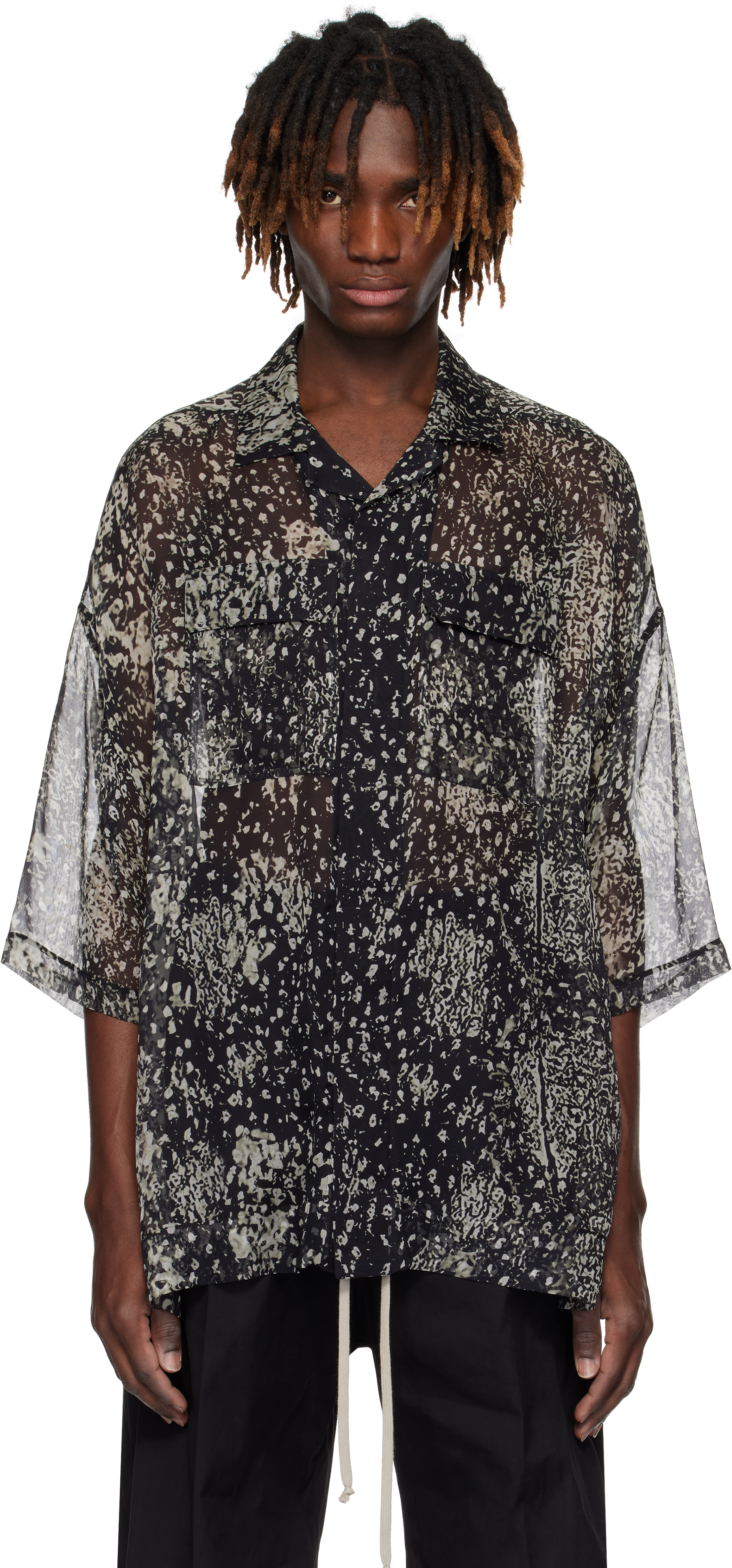 Rick Owens DRKSHDW Magnum Shirt - Made in Japan Black/Black