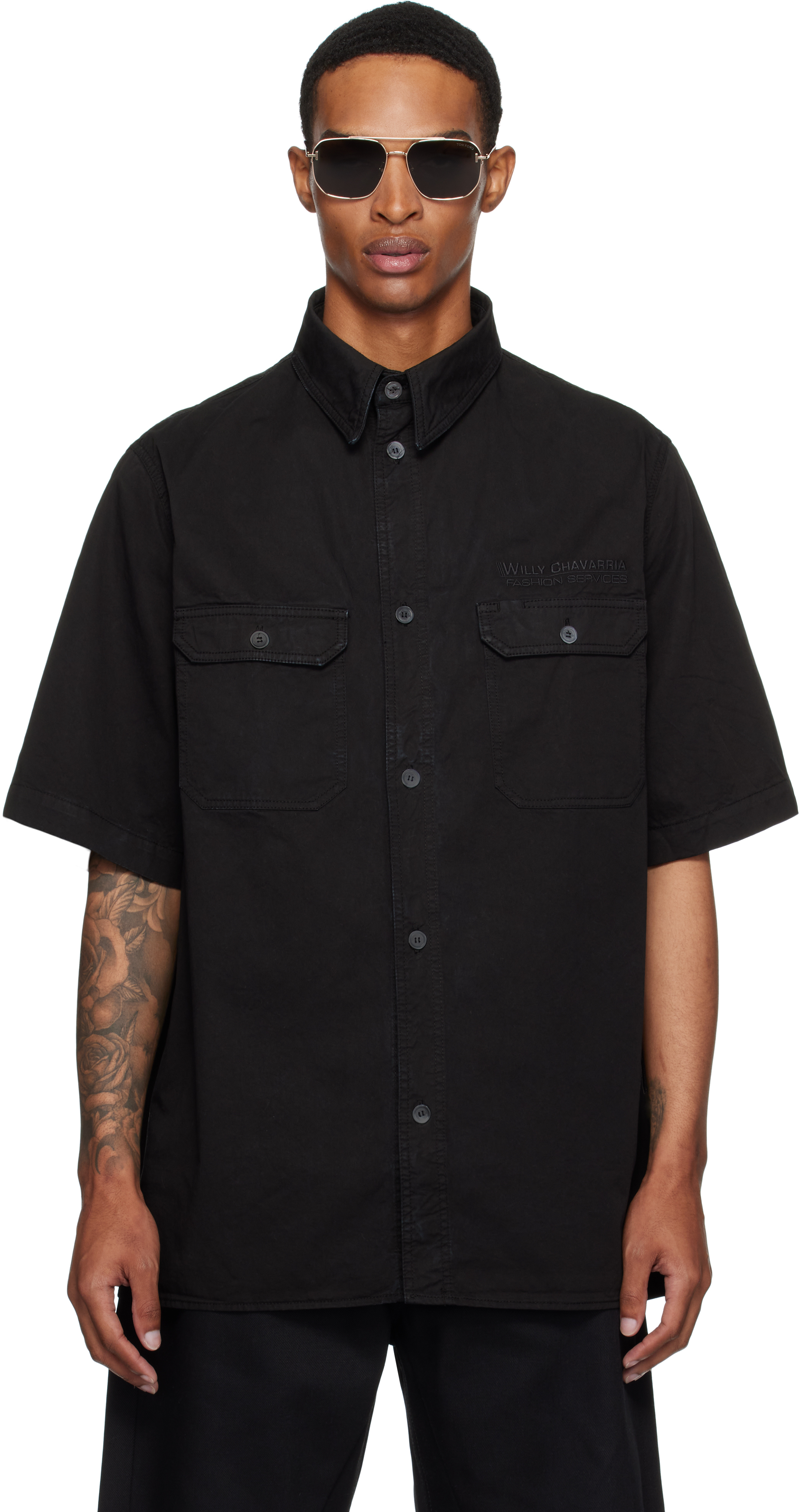 Black Corcoran Work Shirt