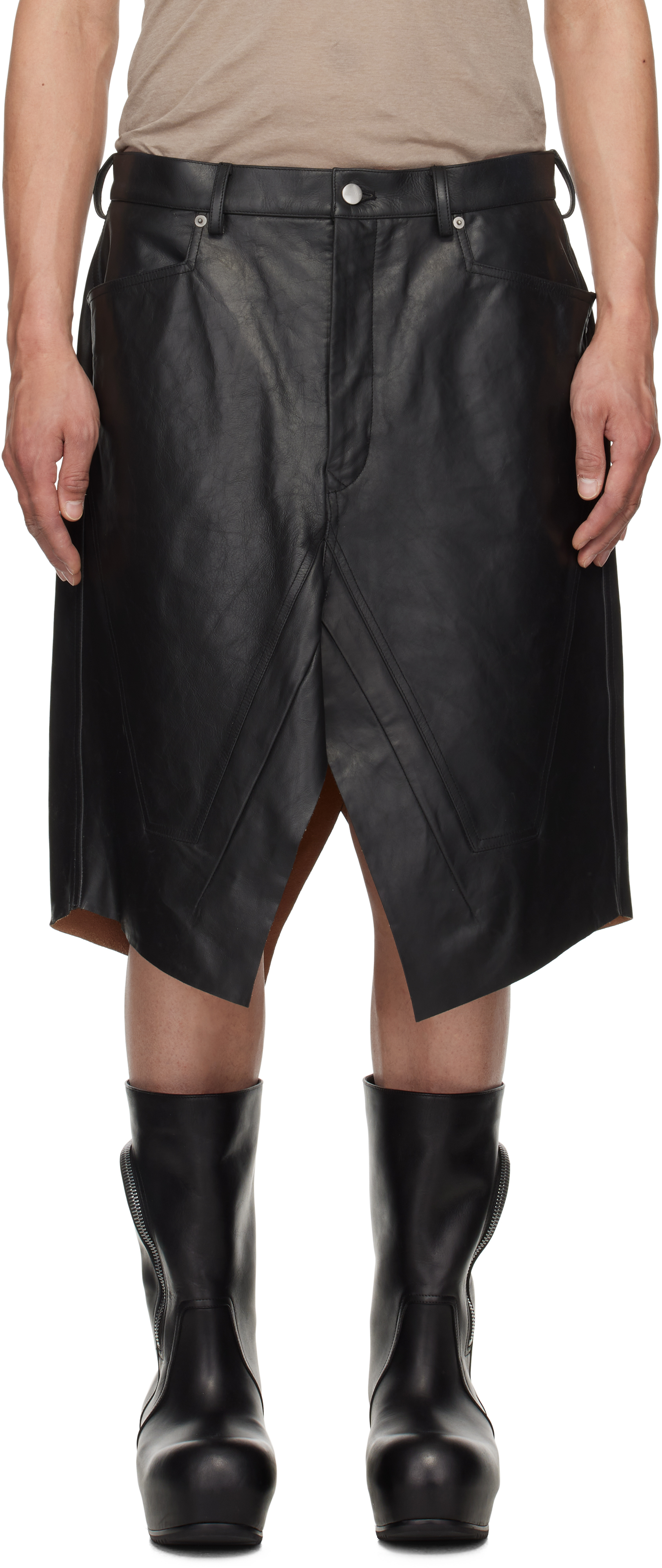 関税込! RICK OWENS DRKSHDW ドローストリング マキシスカート