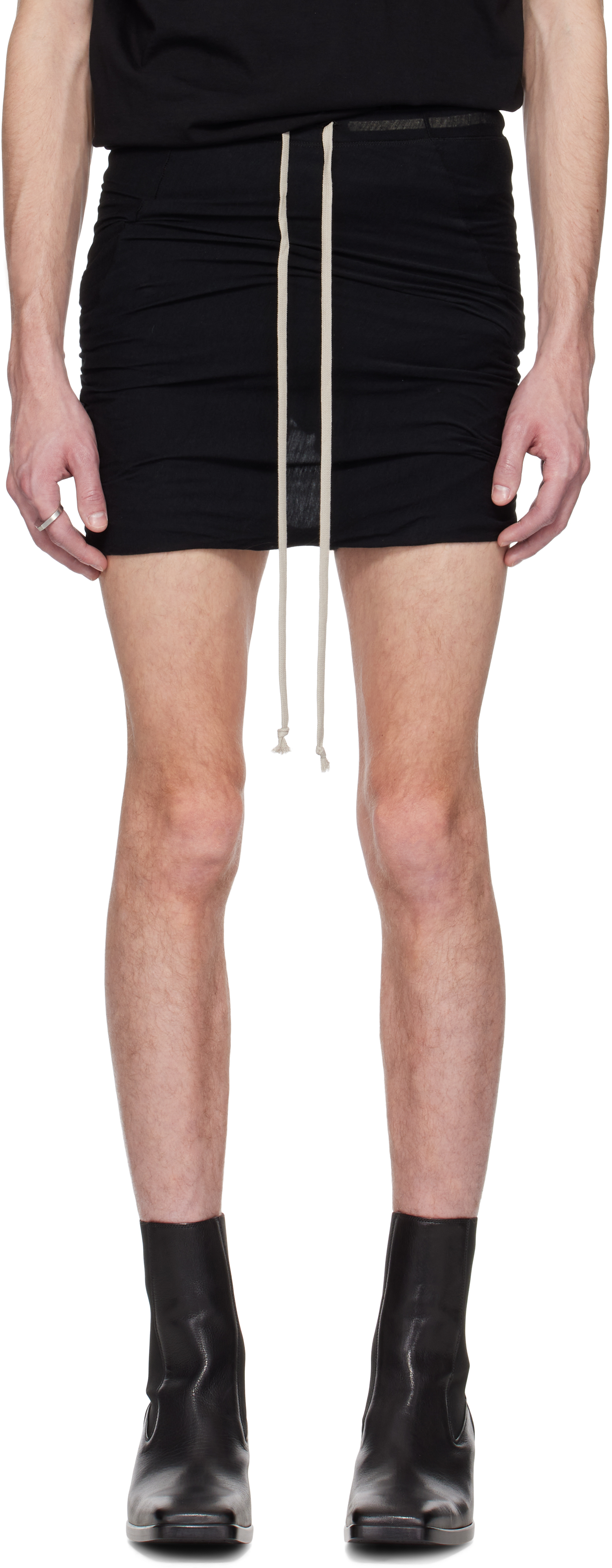 関税込【RICK OWENS】ブラック Hollywood Bud ショートパンツ 関税込【RICK OWENS】ブラック Hollywood Bud ショートパンツ