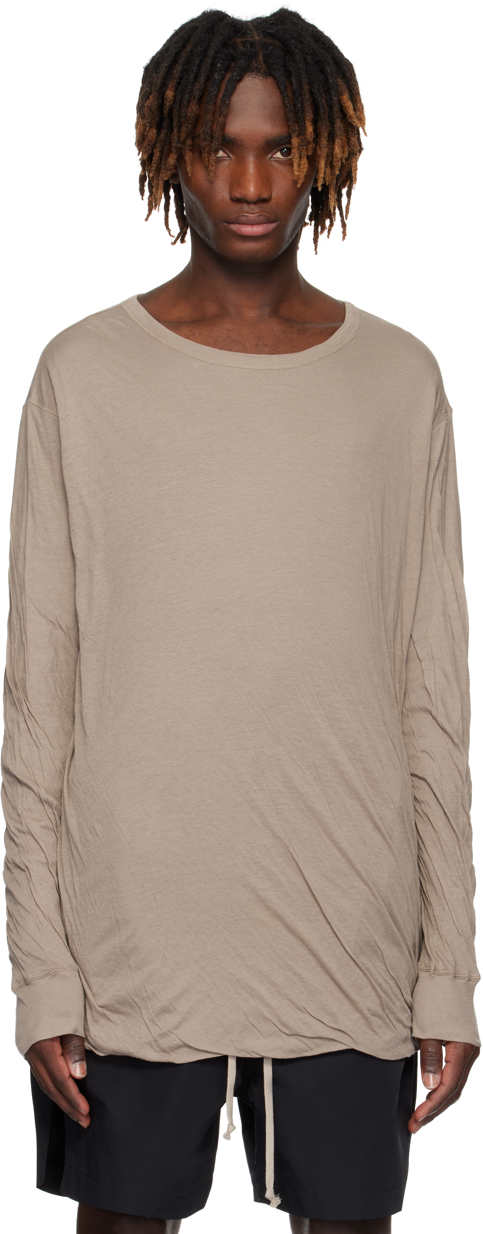 Rick Owens Hollywood T-shirt | Brown | FARFETCH