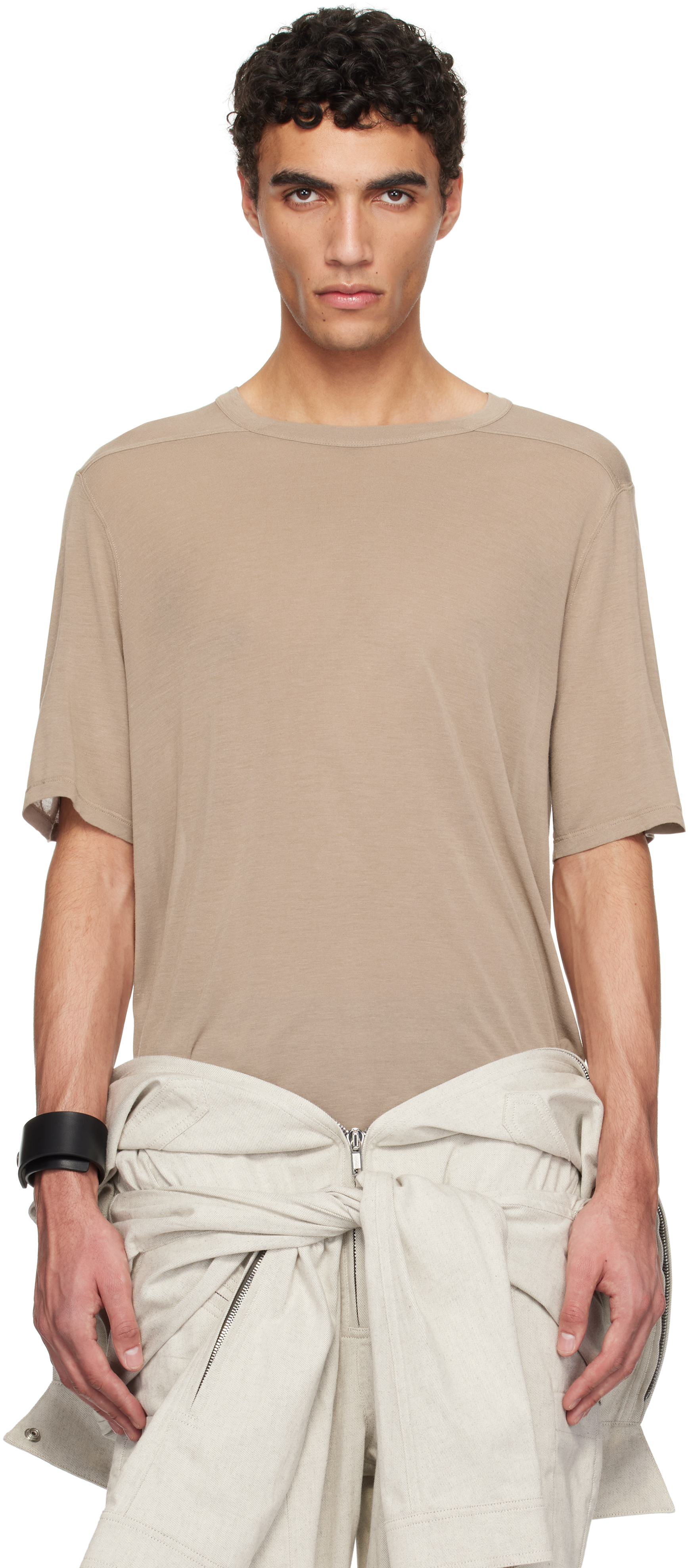 リックオウエンス Tシャツ ピンク メンズ 【 RICK OWENS RICK OWENS  