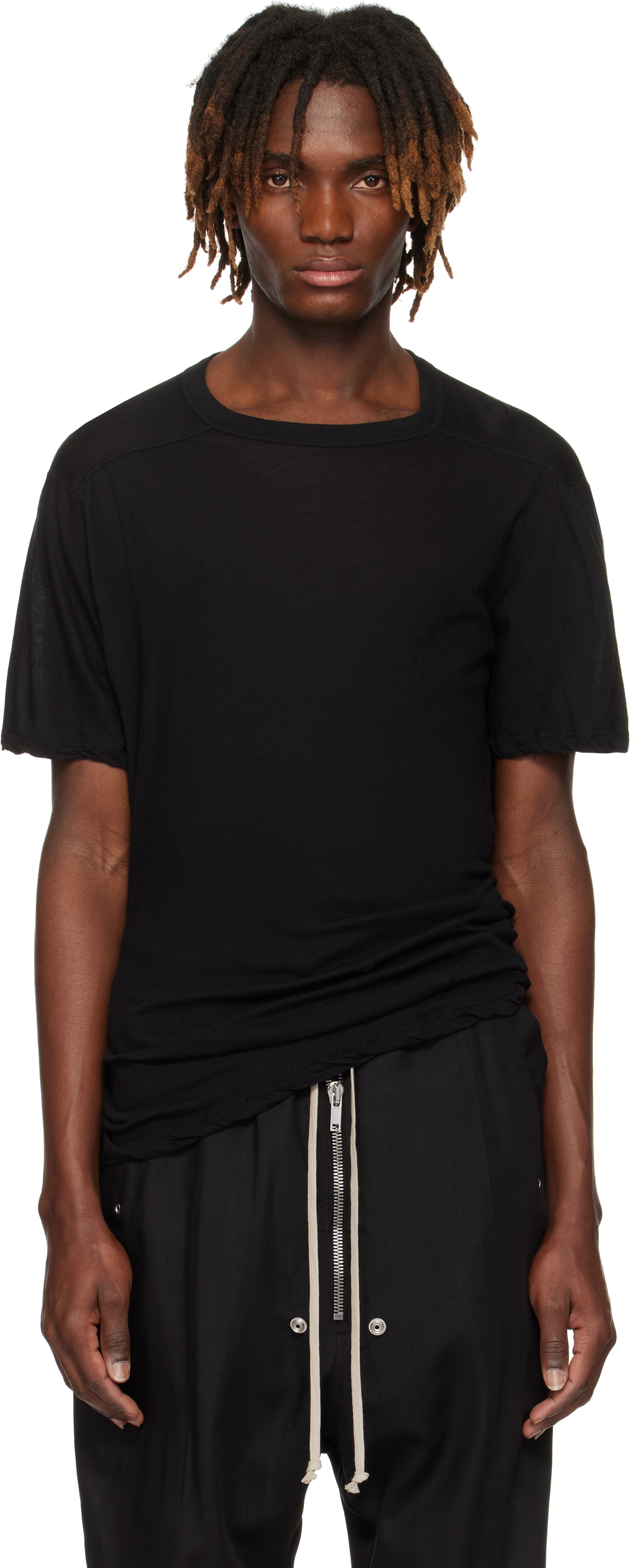 【関税込み】Rick Owens ブラック Forever Level Tシャツ Rick Owensのブラック Forever Level Tシャツがセール中