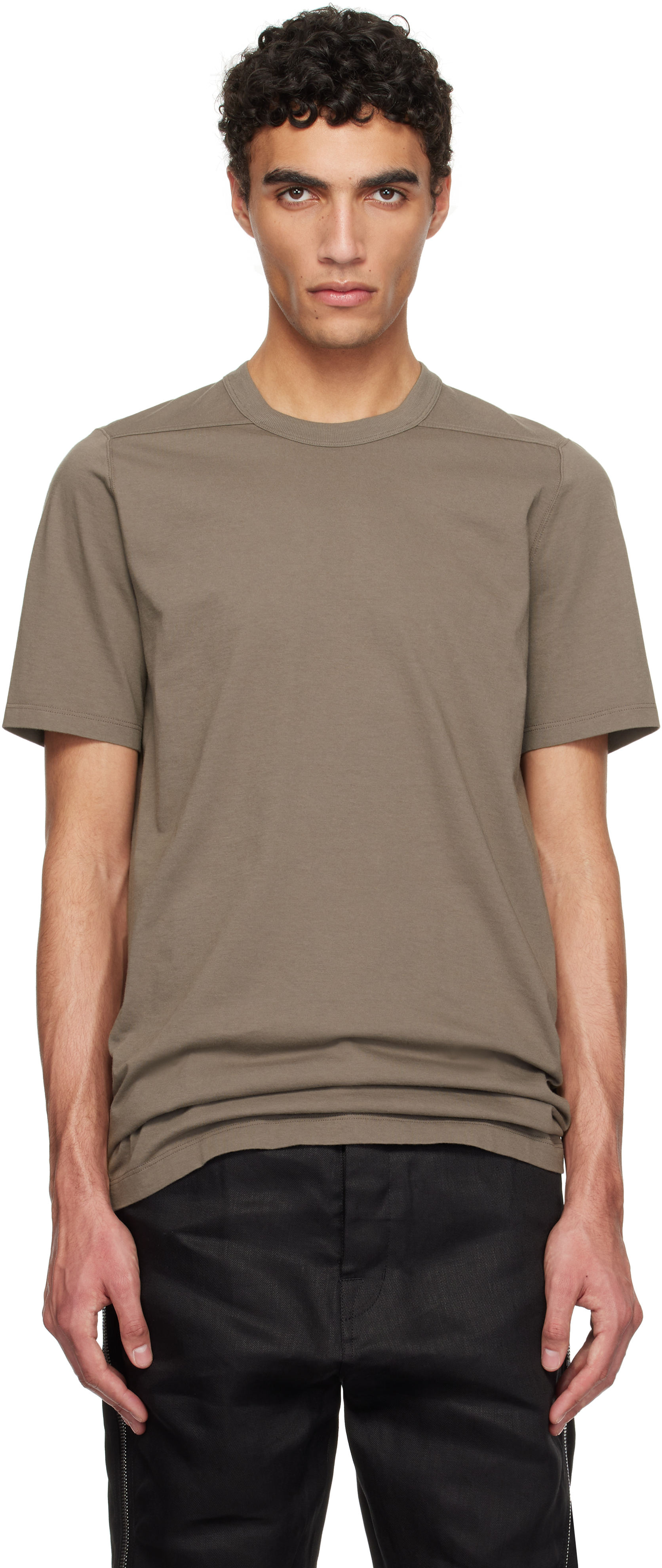 【関税込み】Rick Owens グレー Hollywood Level Tシャツ Rick Owensのグレー Hollywood Level Tシャツがセール中