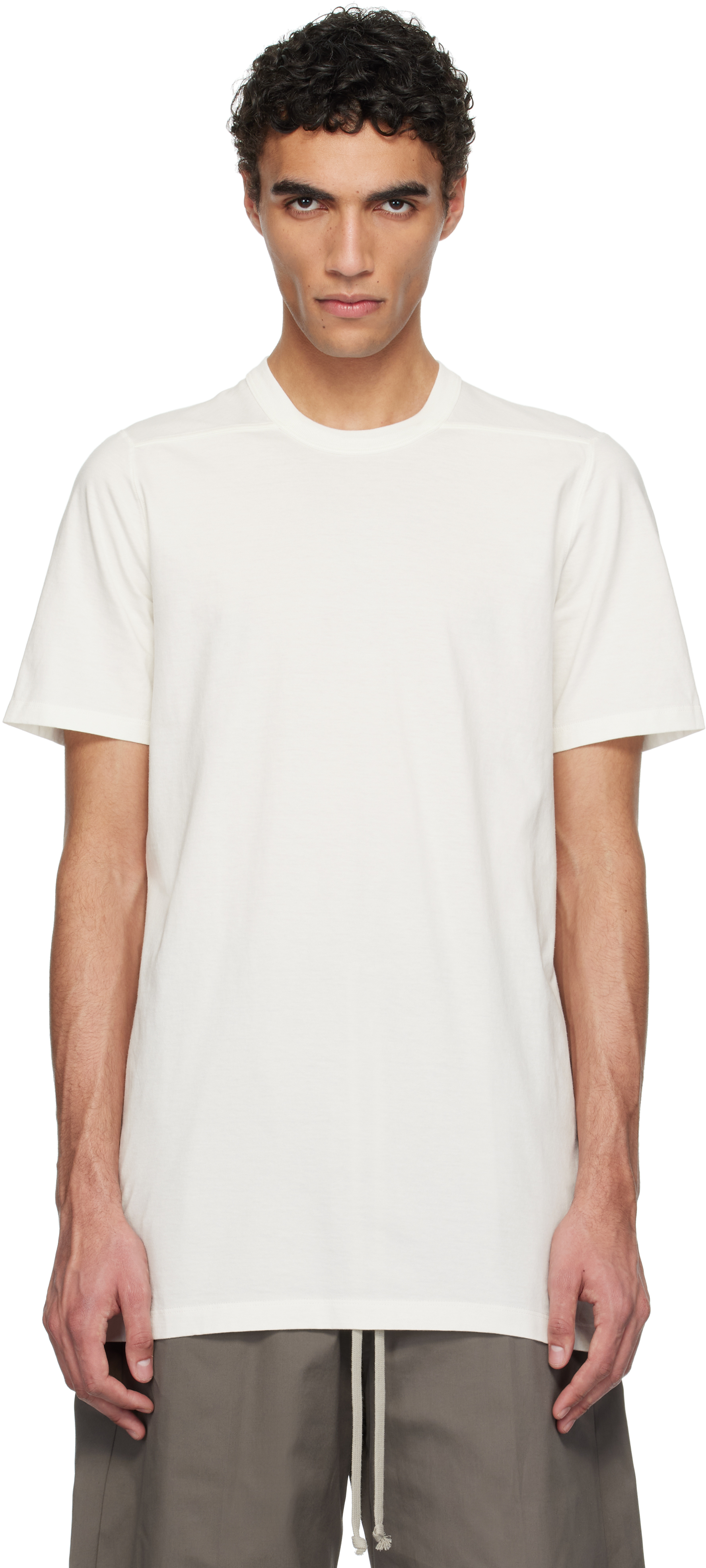 Rick Owens Level T-Shirt（レベルTシャツ）／Mサイズ Rick Owensのオフホワイト Level Tシャツがセール中
