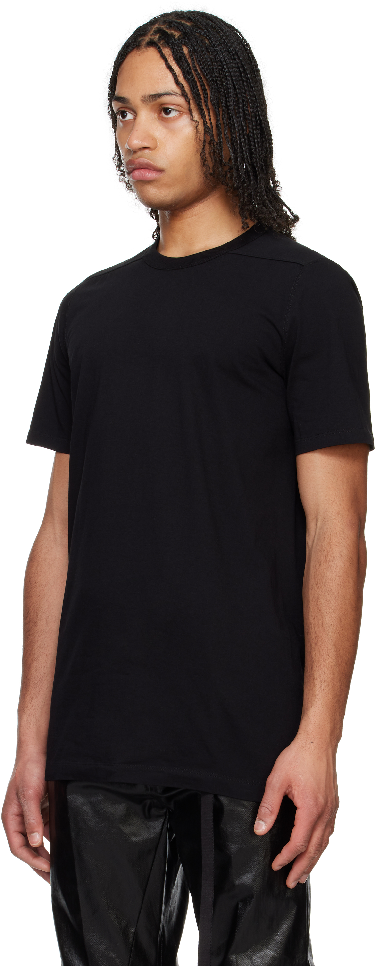 Rick Owens Jumbo T-shirt In 09 Black