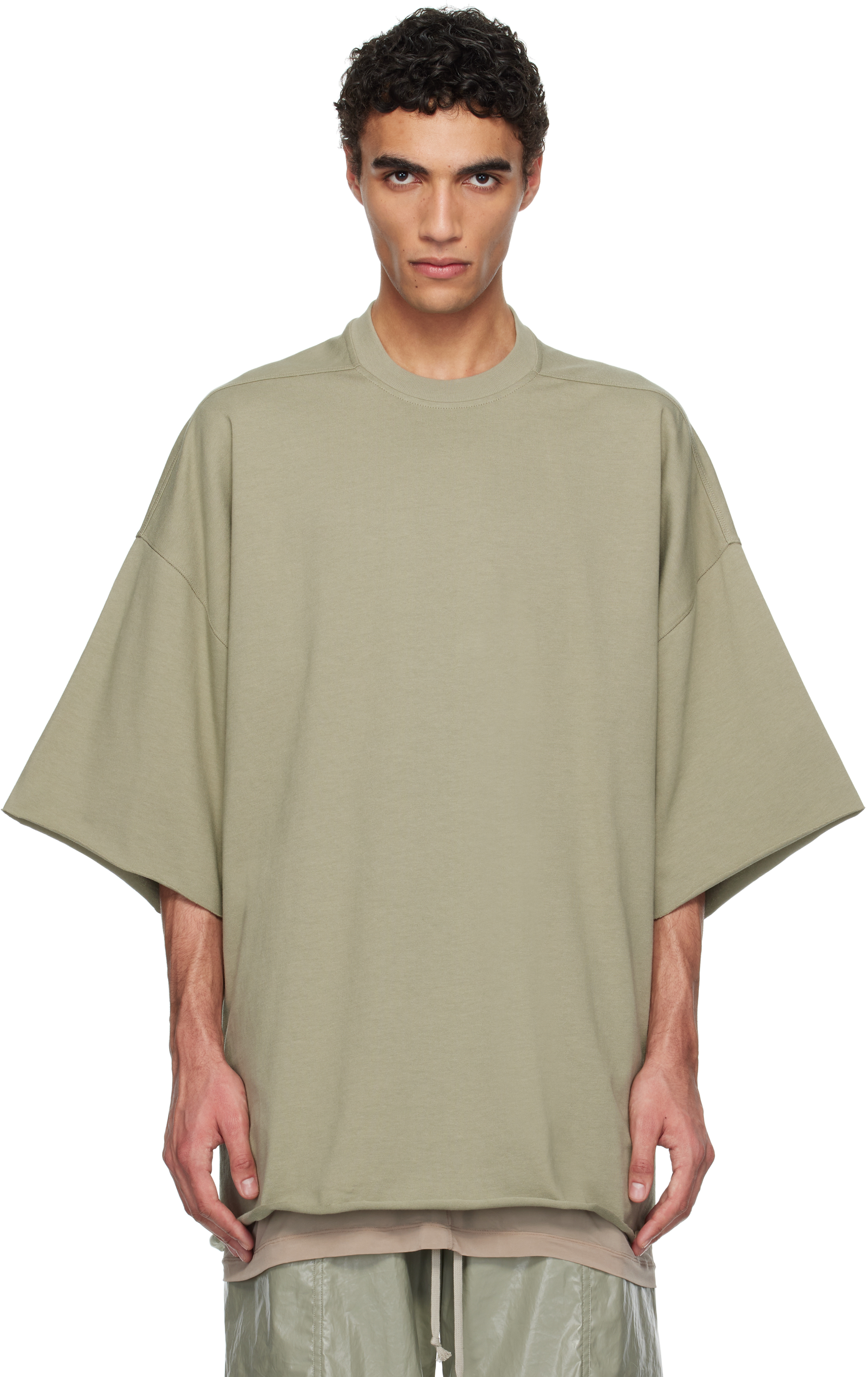 Rick Owensのグリーン Hollywood Tommy Tシャツがセール中
