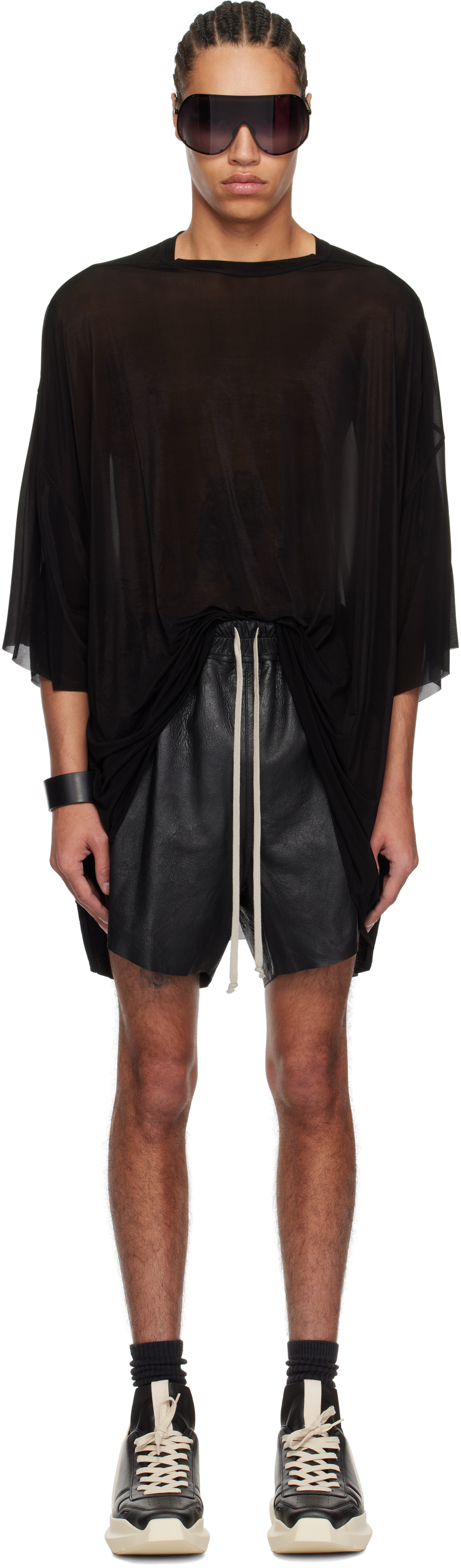 Black Hollywood Tommy T-shirt by Rick Owens on Sale Black Hollywood Tommy T-shirt by Rick Owens on Sale