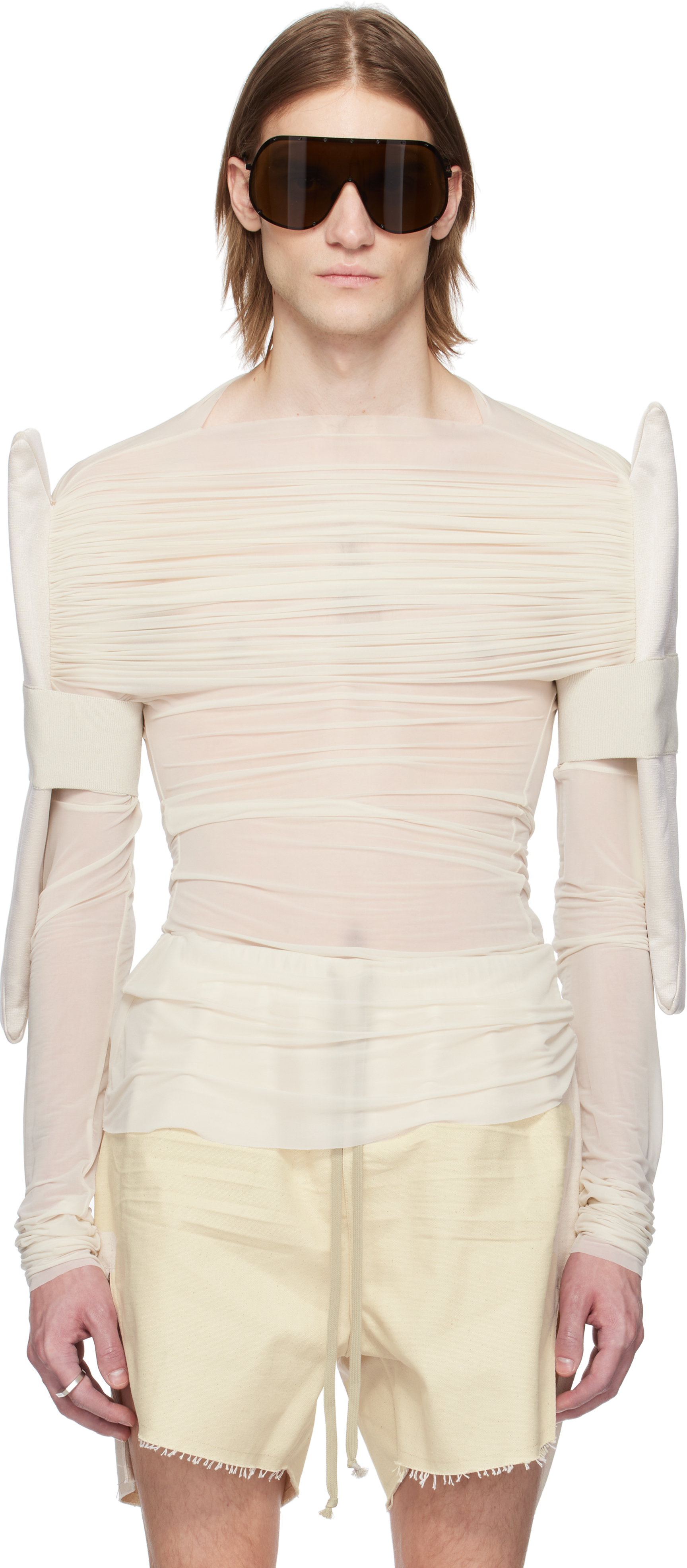 Rick Owens Hollywood T-shirt | Brown | FARFETCH