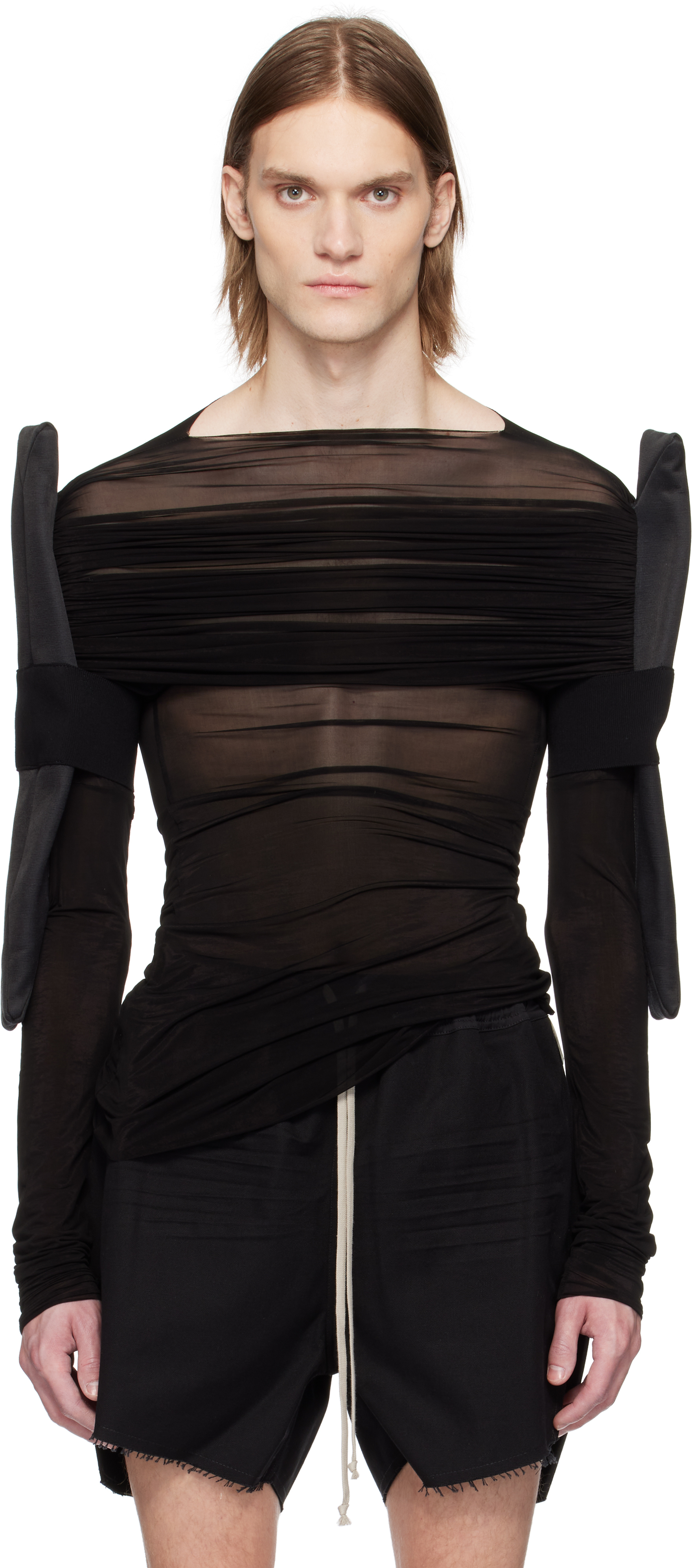 Rick Owens★Hollywood  T ブラック 半袖 トップス メンズ RICK OWENS - TOPS - Rick Owens